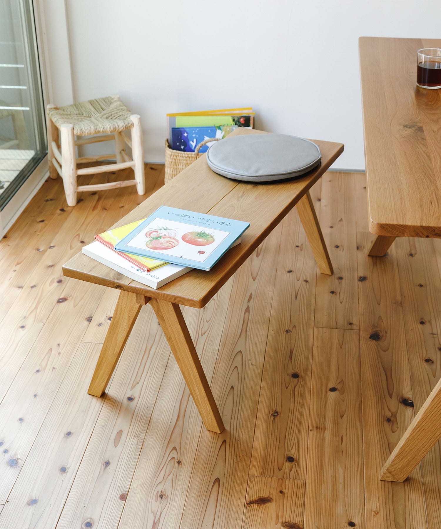 BOTHY (BENCH) オーク無垢材 one