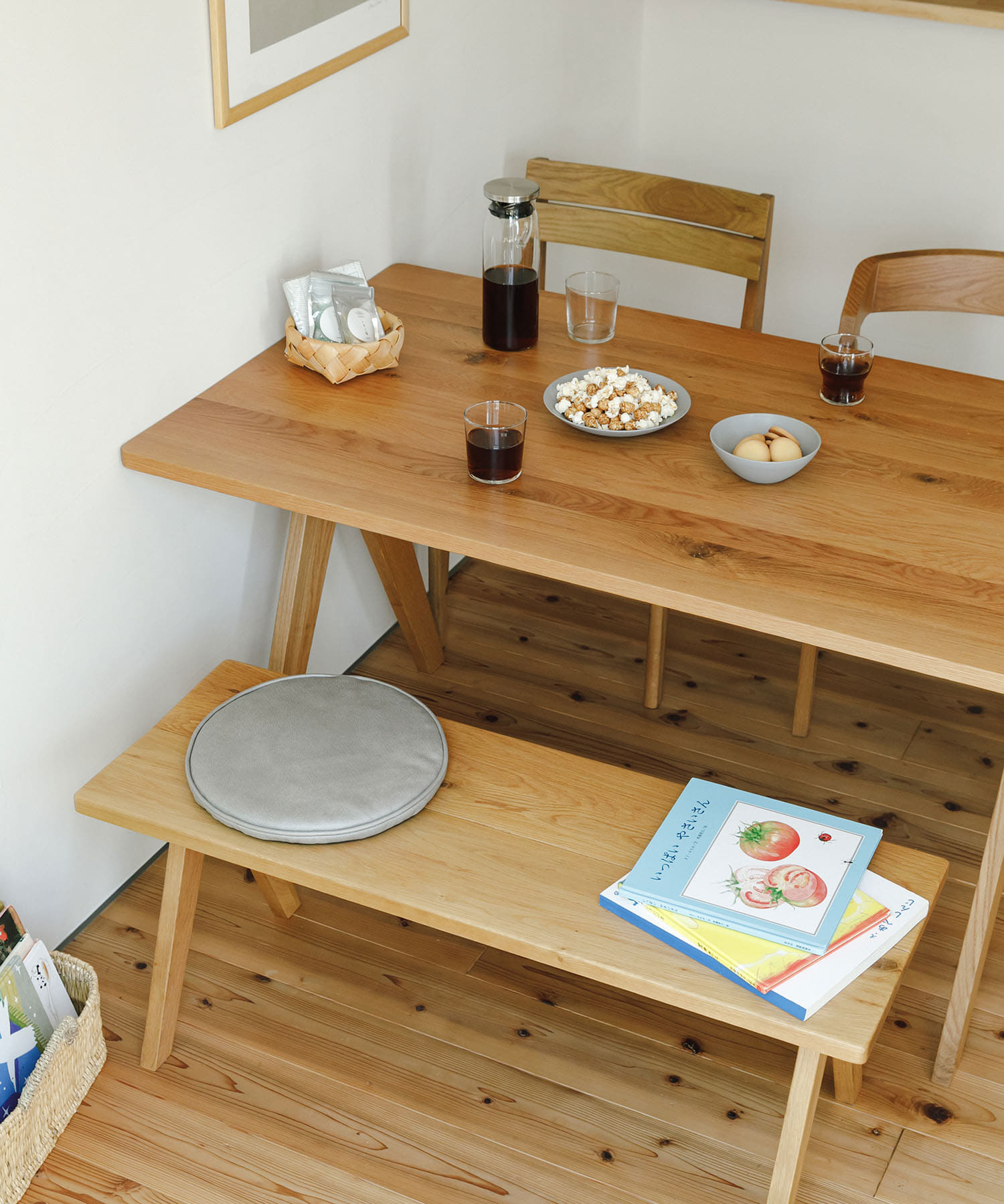 BOTHY (BENCH) オーク無垢材 one