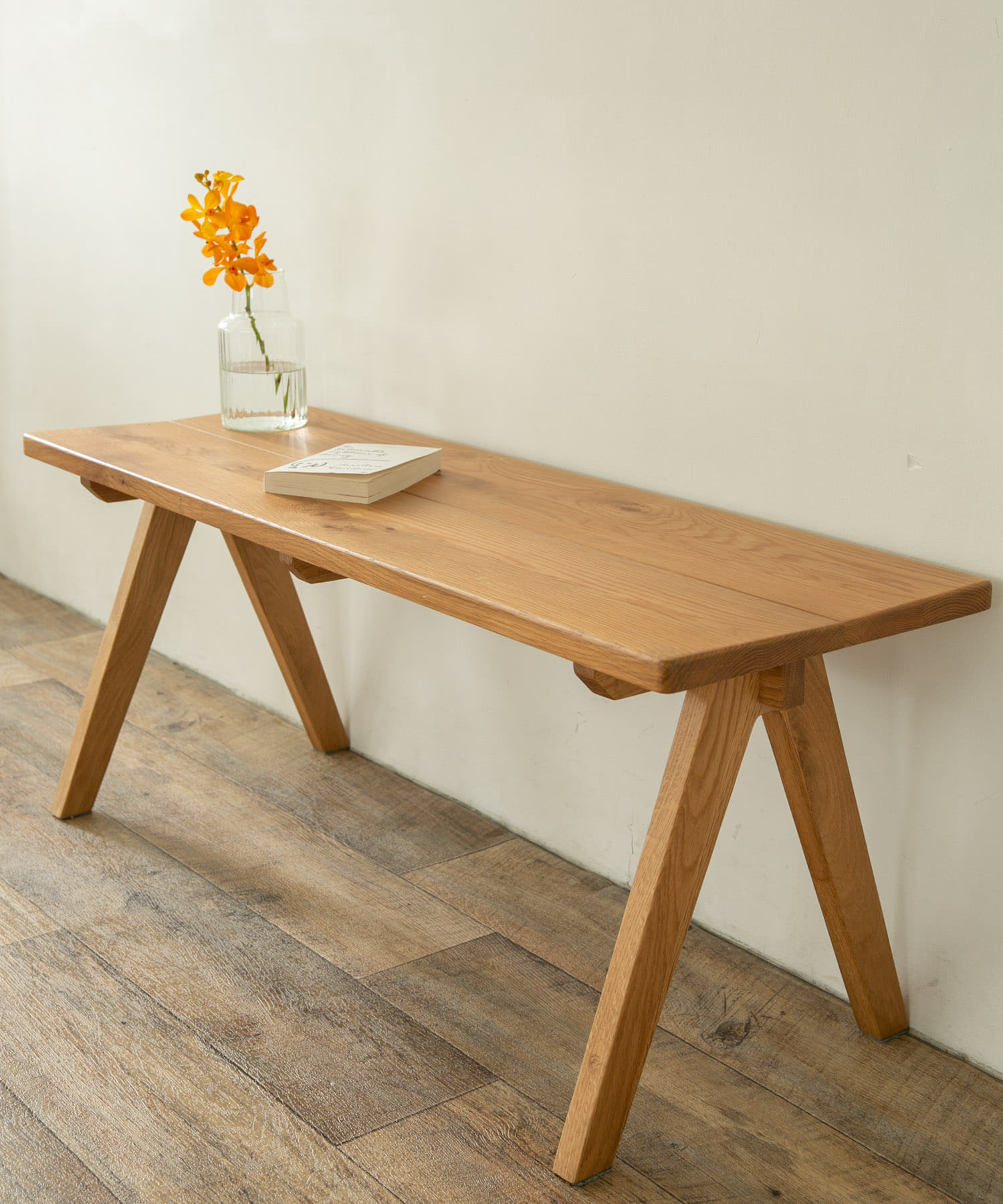 BOTHY (BENCH) オーク無垢材 one