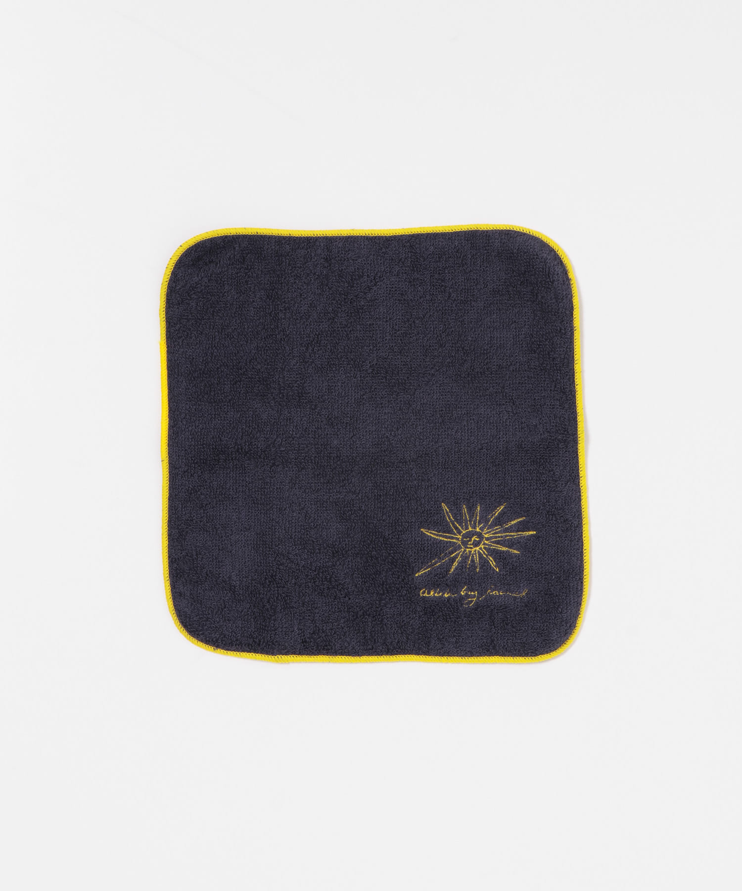 DOORS LIVING PRODUCTS　Mini Towel navy イエローメロー -