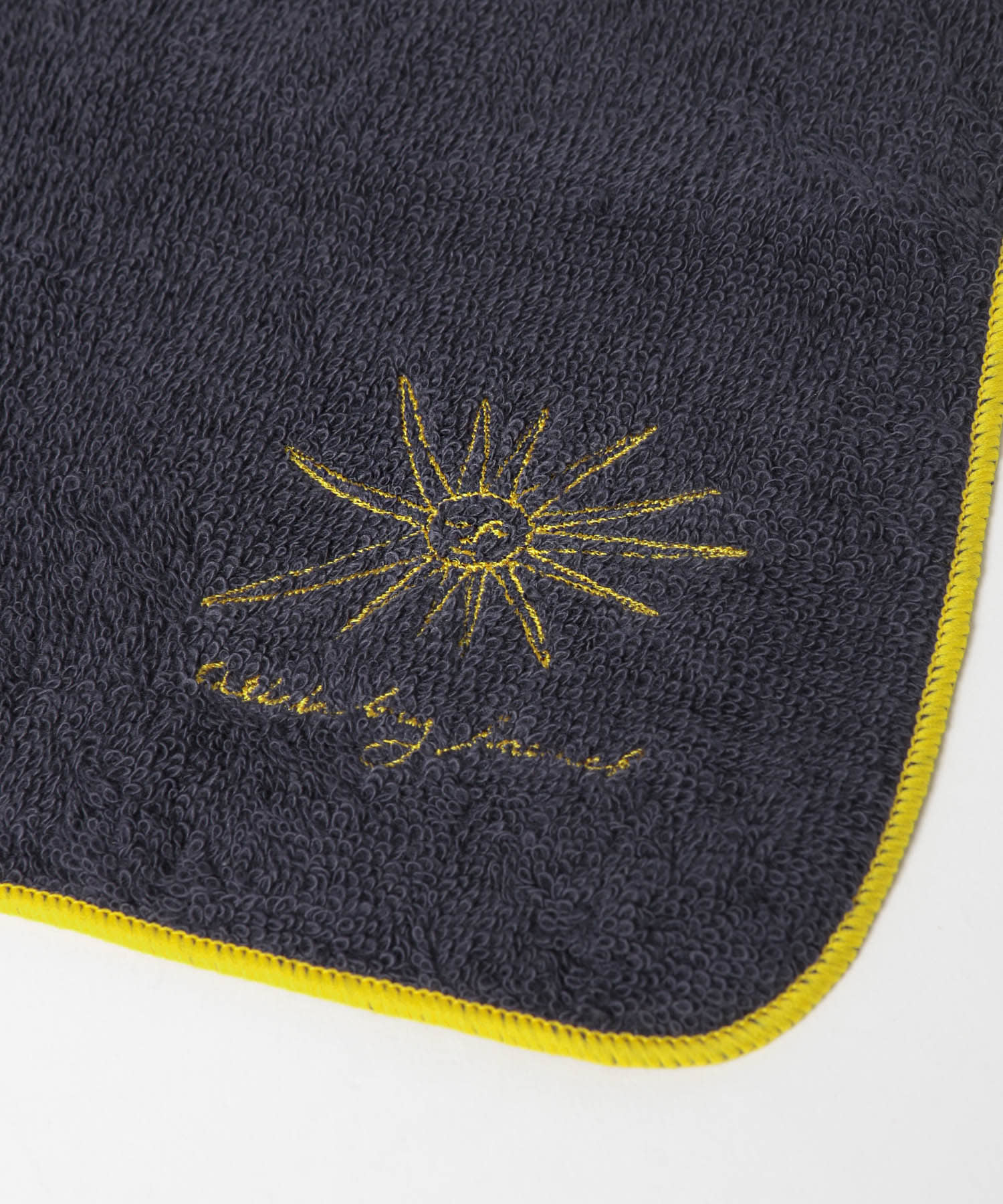 DOORS LIVING PRODUCTS　Mini Towel navy イエローメロー -