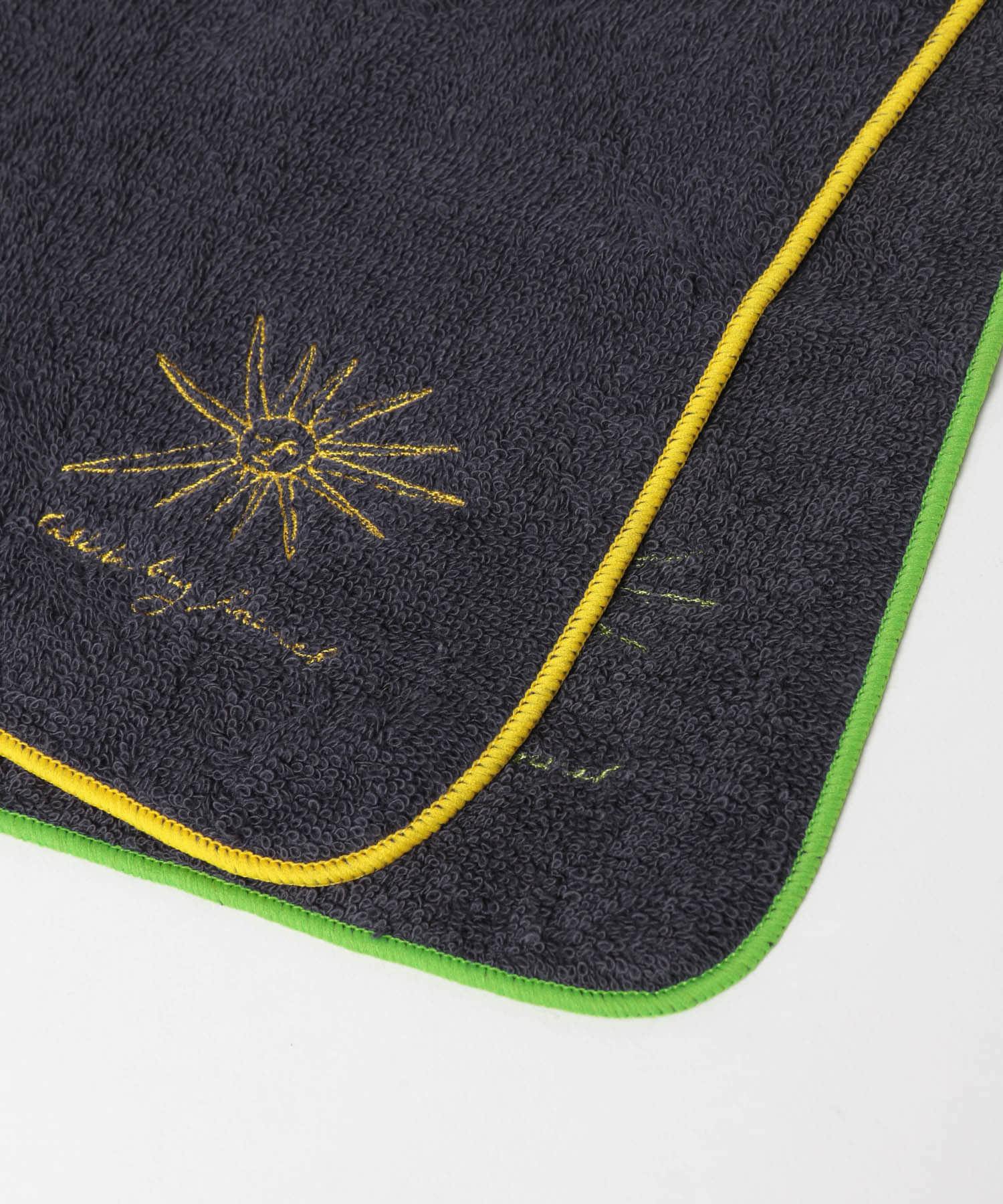 DOORS LIVING PRODUCTS　Mini Towel navy イエローメロー -