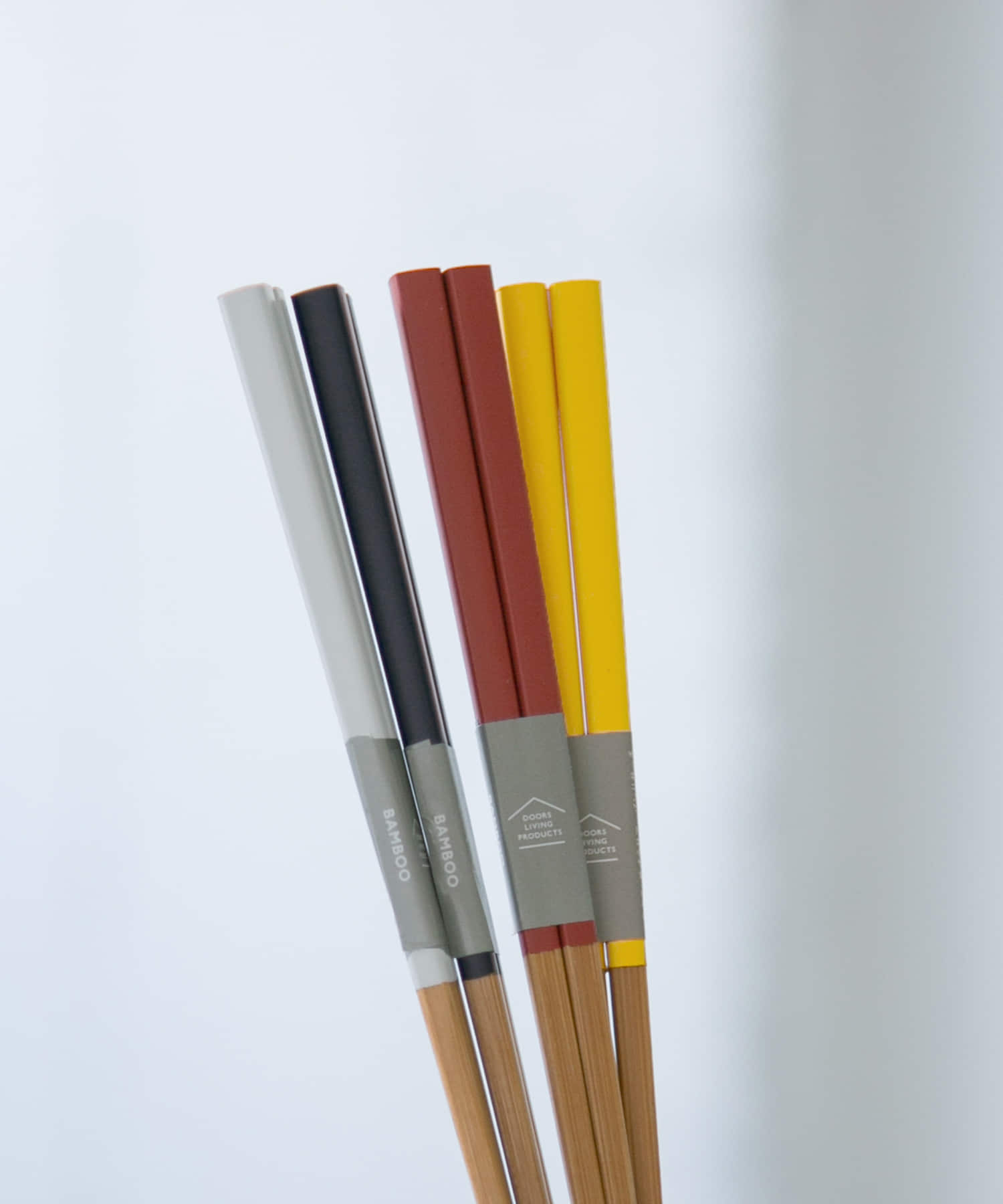 DOORS LIVING PRODUCTS　竹箸 23cm レッド -