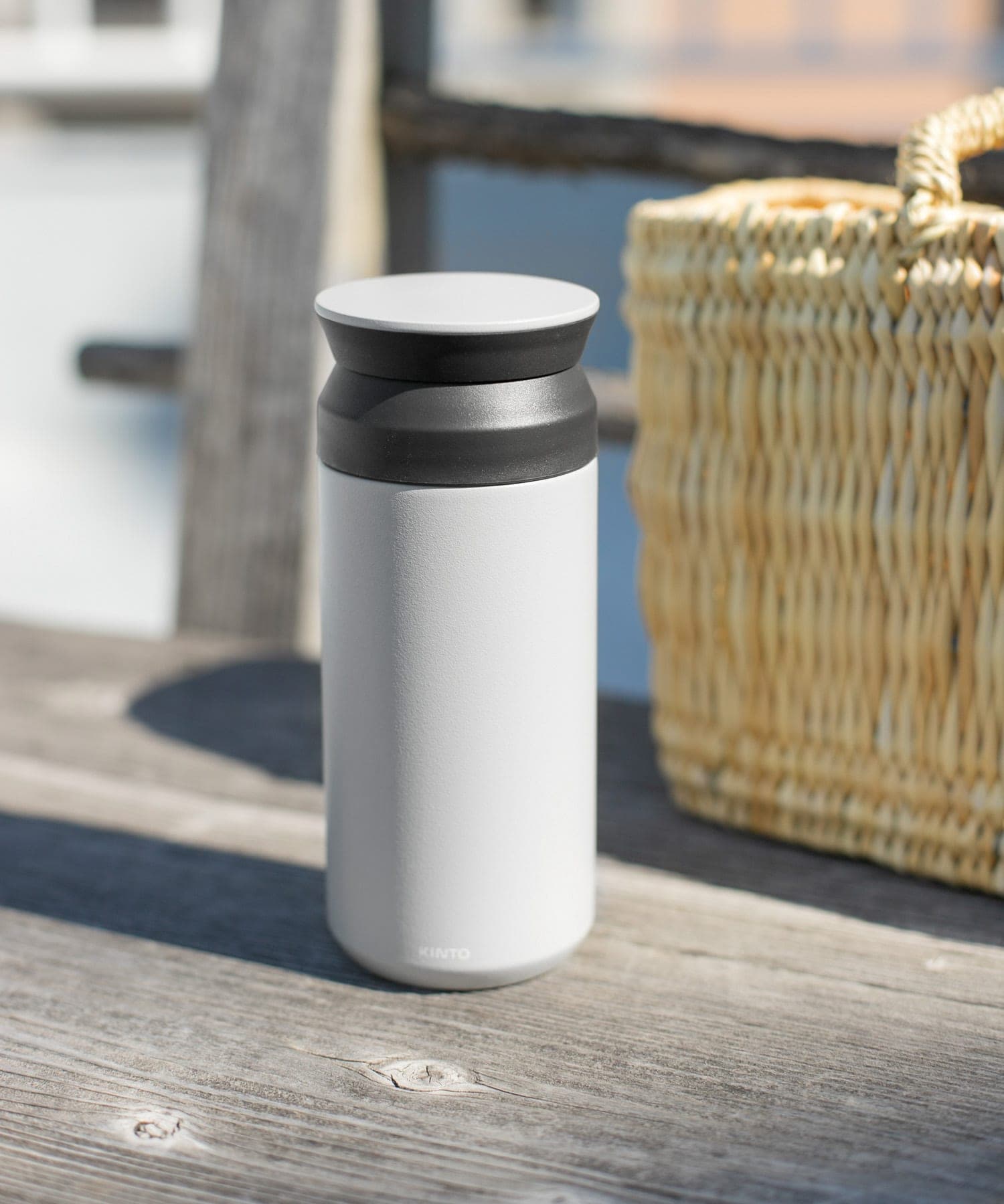 KINTO×DOORS LIVING PRODUCTS　別注 トラベルタンブラー 350ml fog gray -