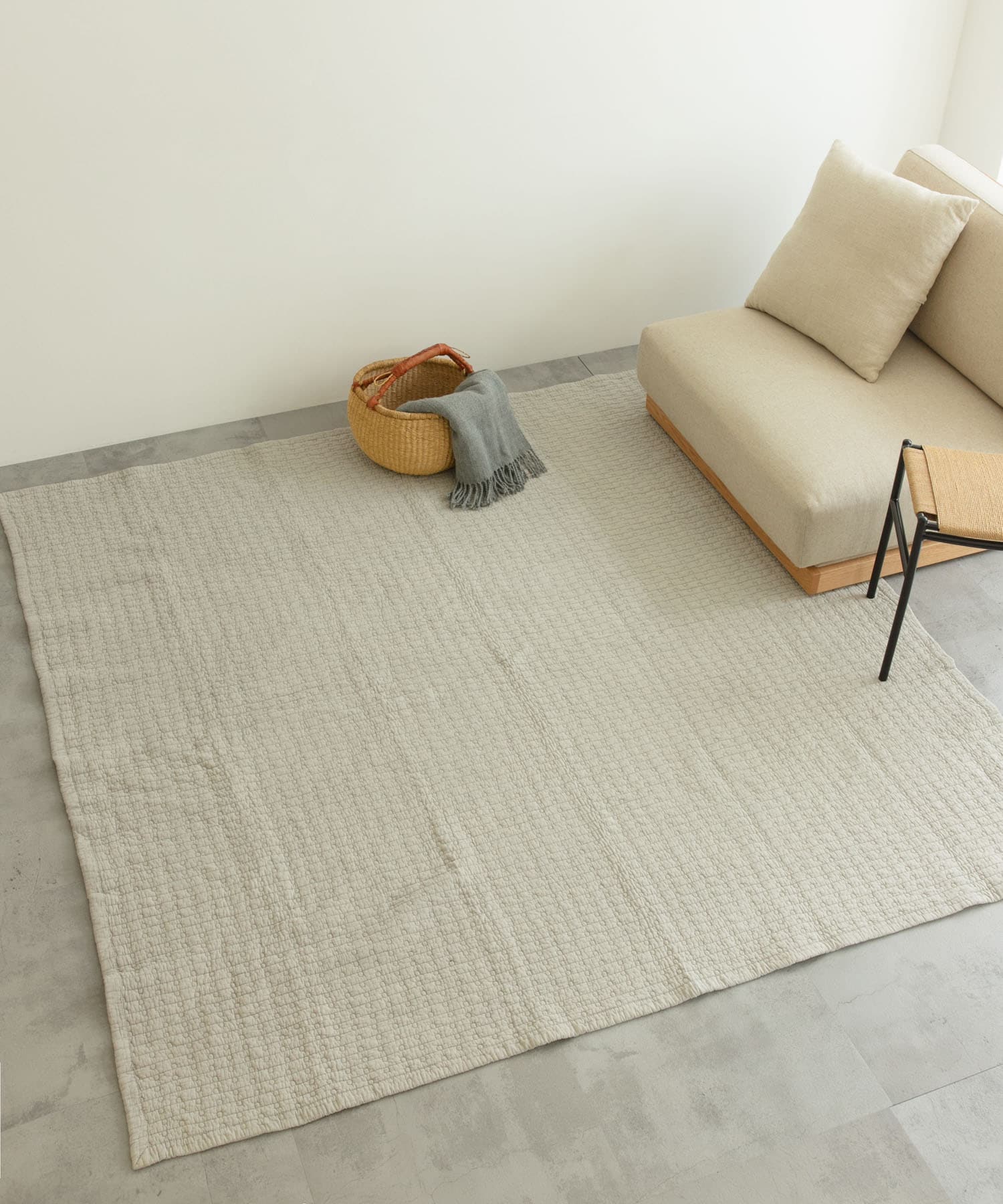 DOORS LIVING PRODUCTS　コットンマット ドット 190×190