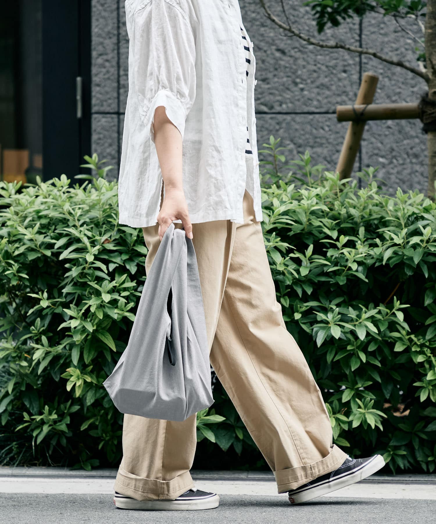 『WEB限定』DOORS LIVING PRODUCTS　コンビニバッグ グレー -