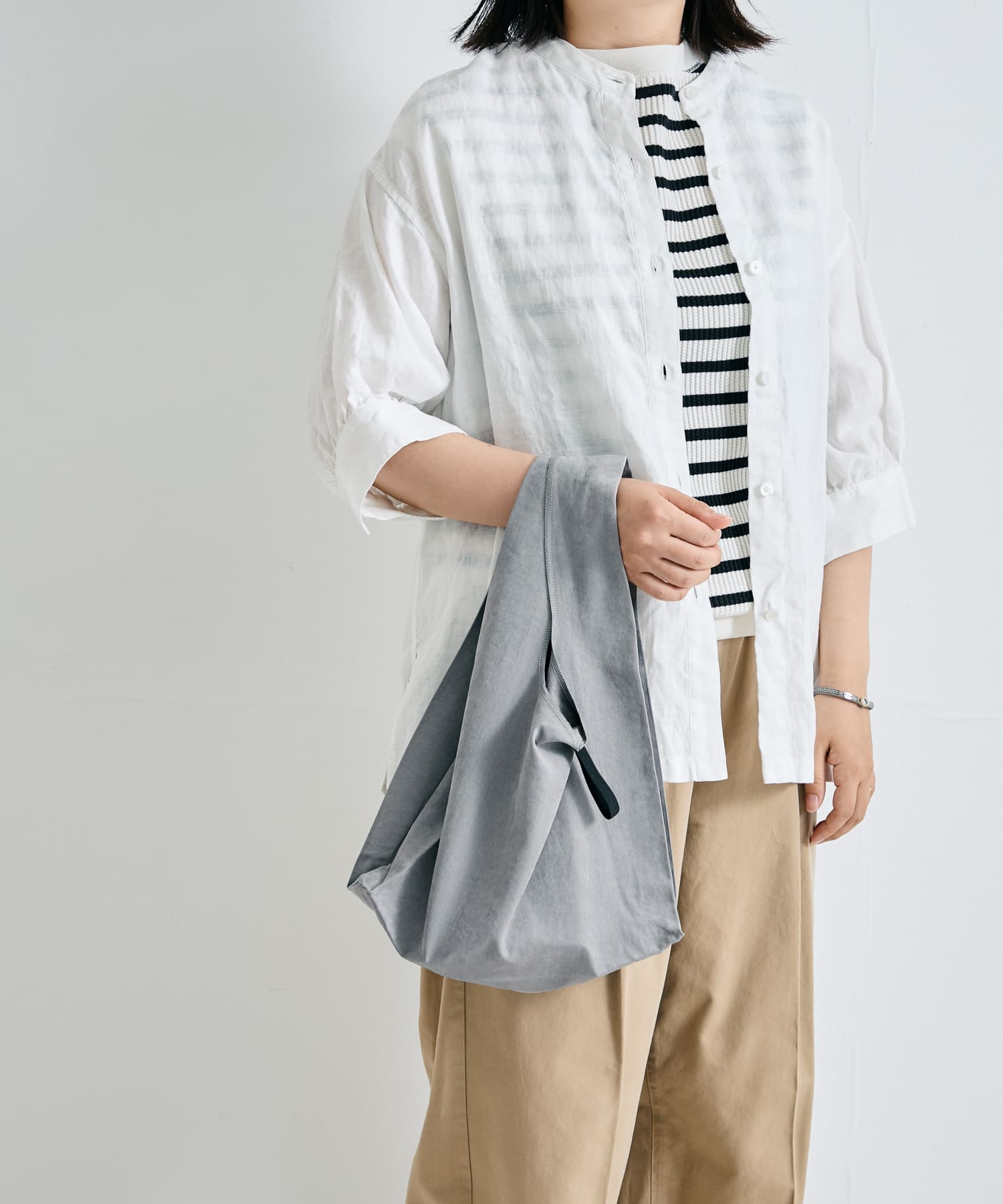 『WEB限定』DOORS LIVING PRODUCTS　コンビニバッグ グレー -