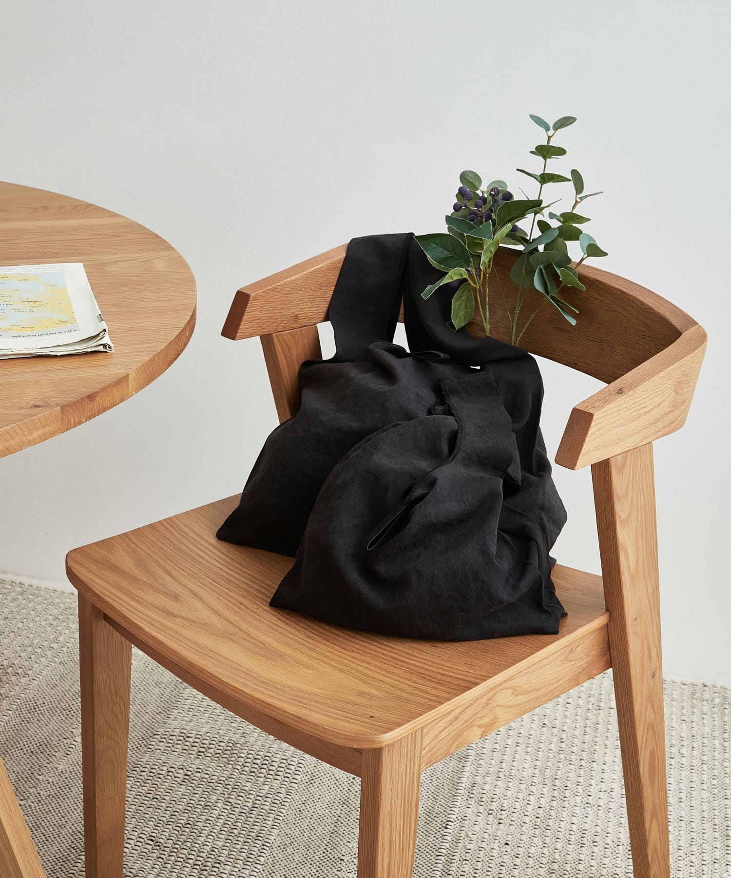 WEB限定』DOORS LIVING PRODUCTS ショッパーバッグ(- ブラック): 雑貨