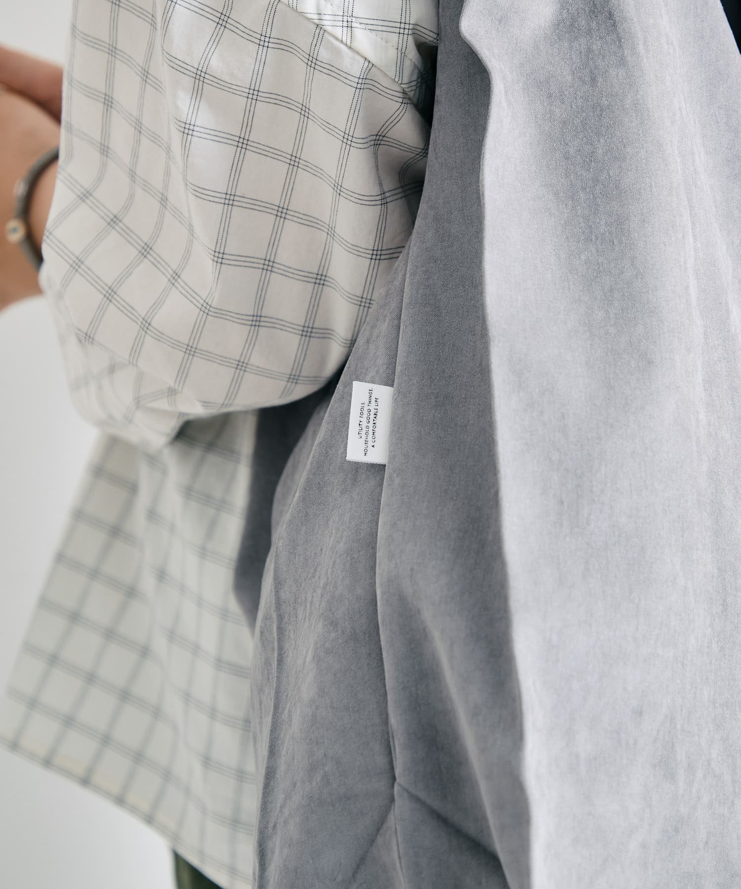 『WEB限定』DOORS LIVING PRODUCTS　ショッパーバッグ グレー -