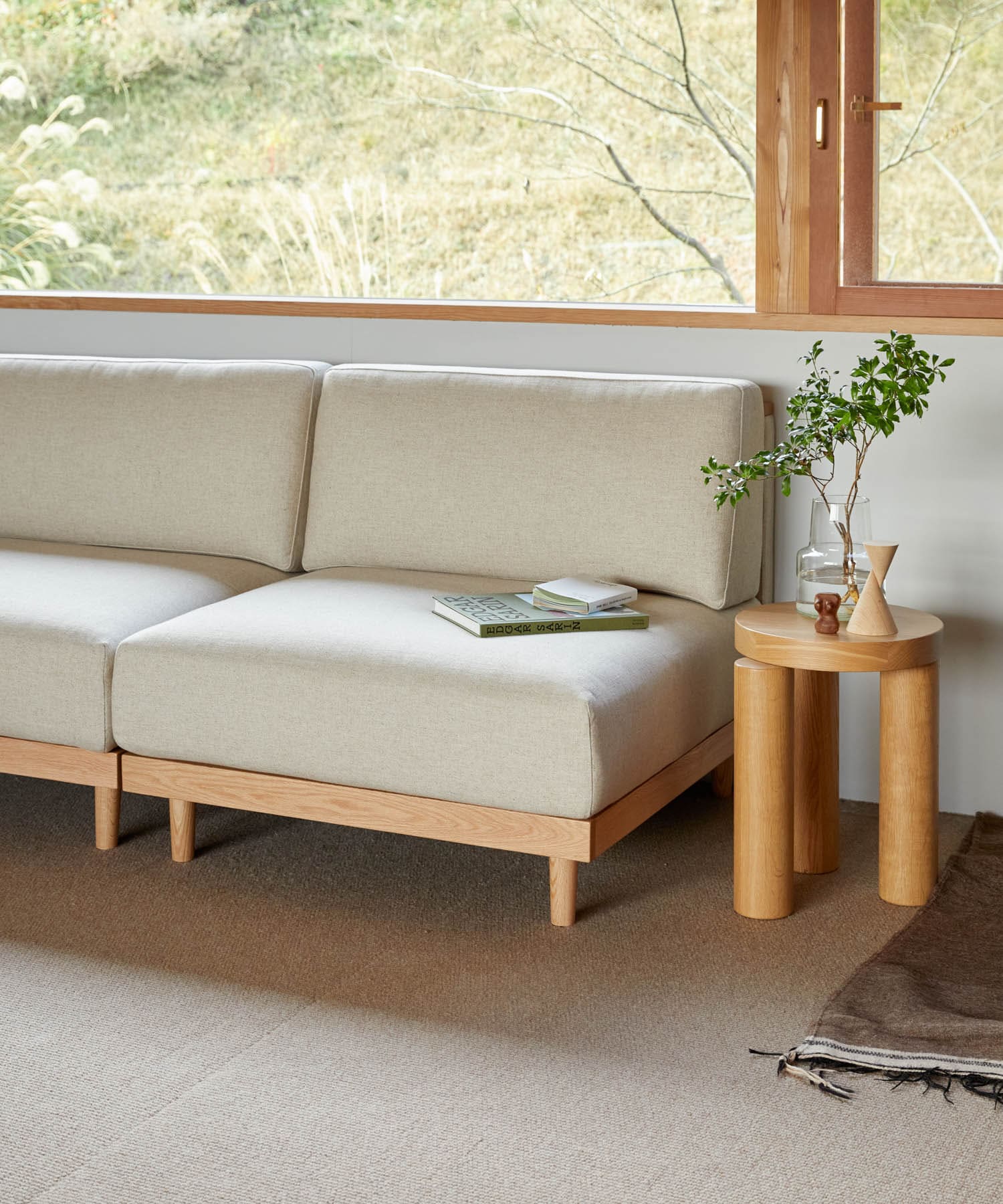 BOTHY　UNIT SOFA 1シーター ベージュ one