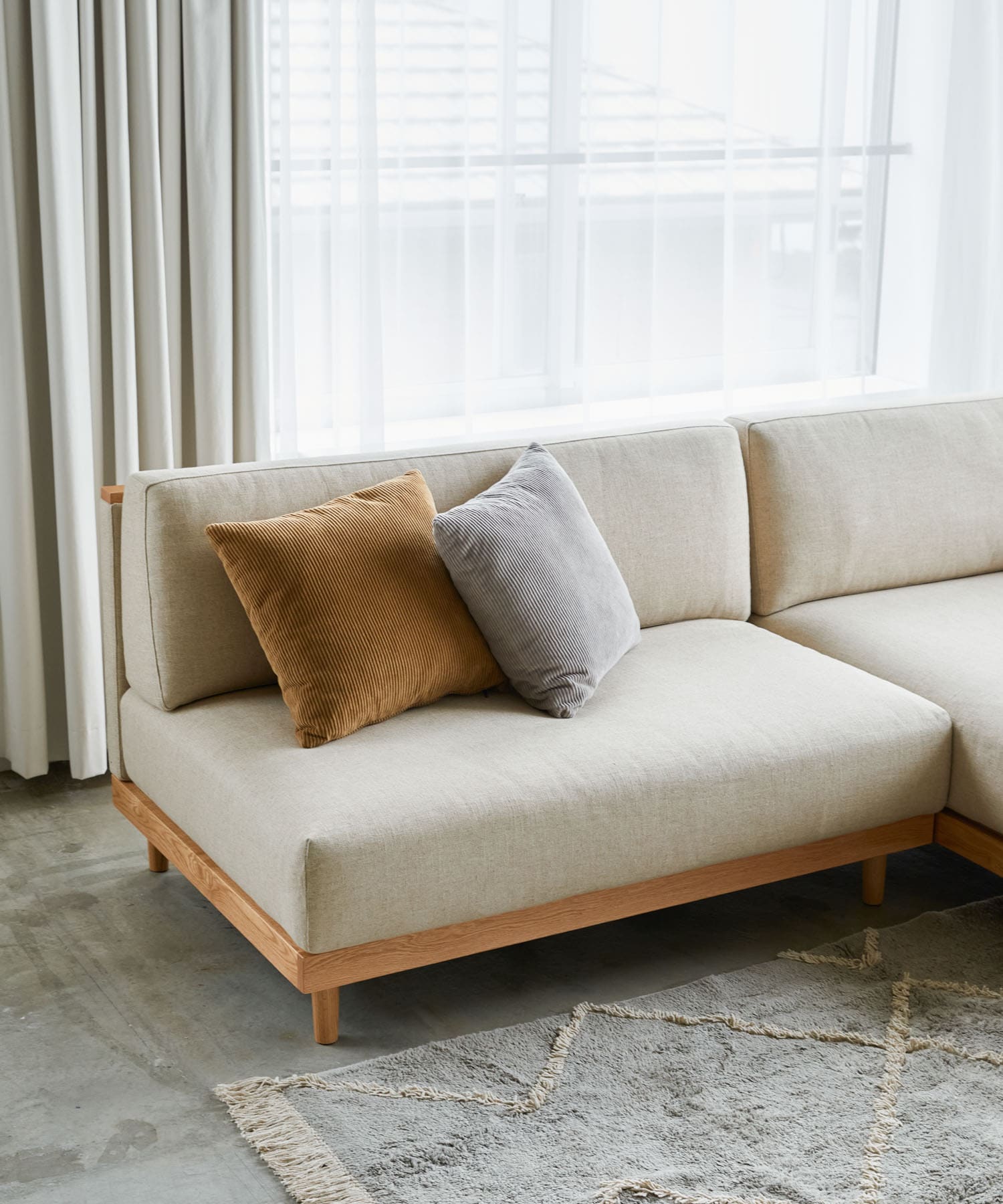 BOTHY　UNIT SOFA 2シーター ベージュ one