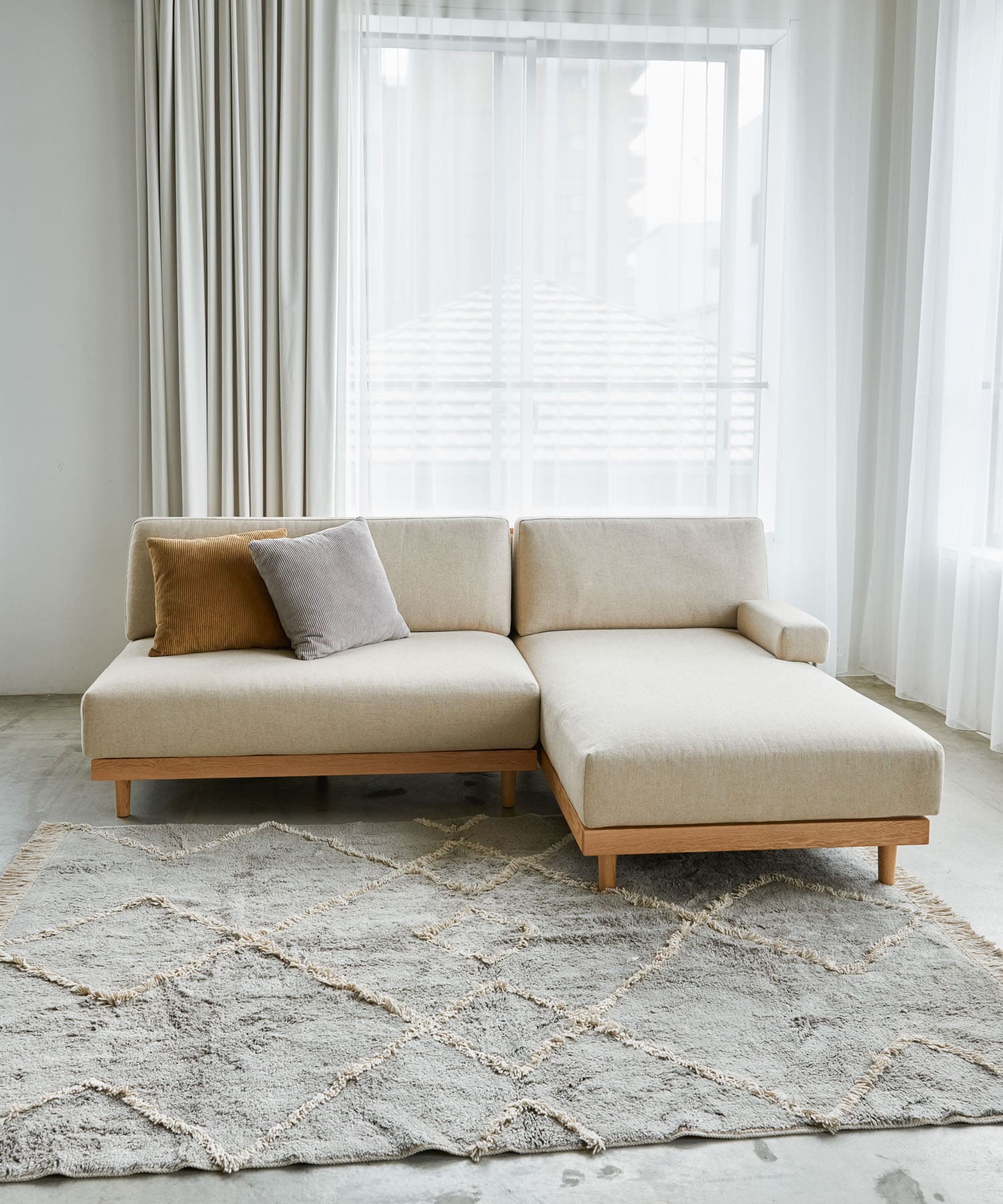 BOTHY　UNIT SOFA 2シーター ベージュ one