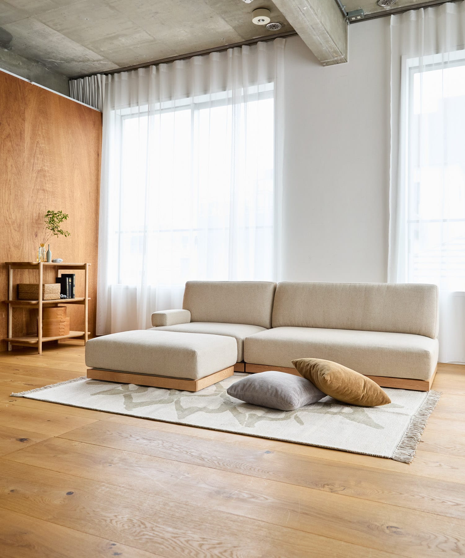 BOTHY　UNIT SOFA 2シーター ベージュ one