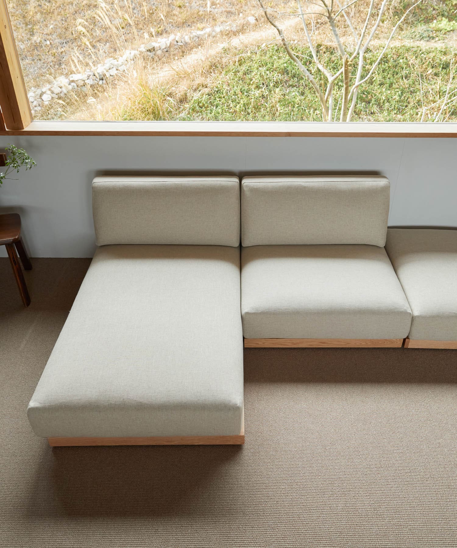 BOTHY　UNIT SOFA カウチ ベージュ one
