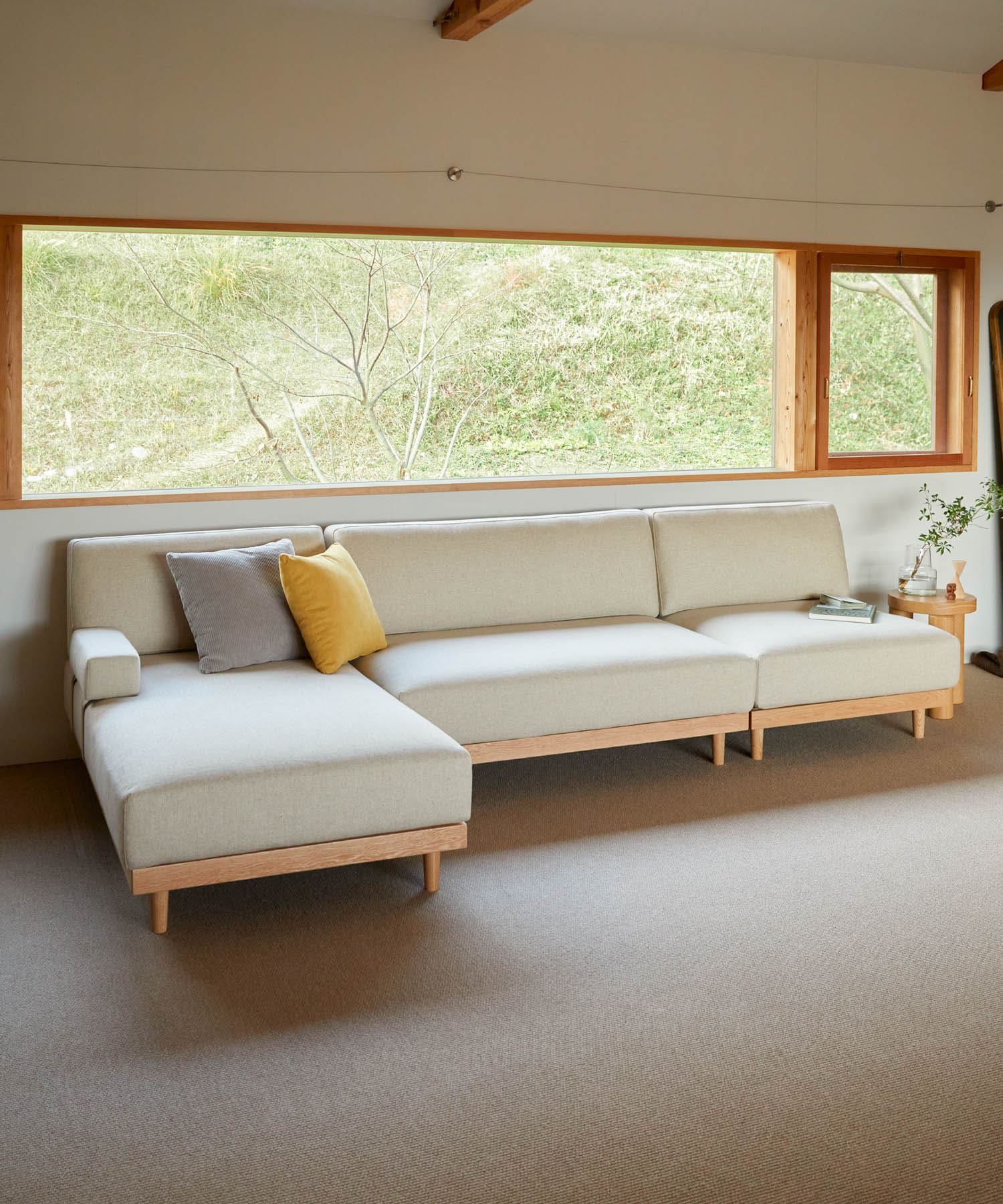 BOTHY　UNIT SOFA カウチ ベージュ one