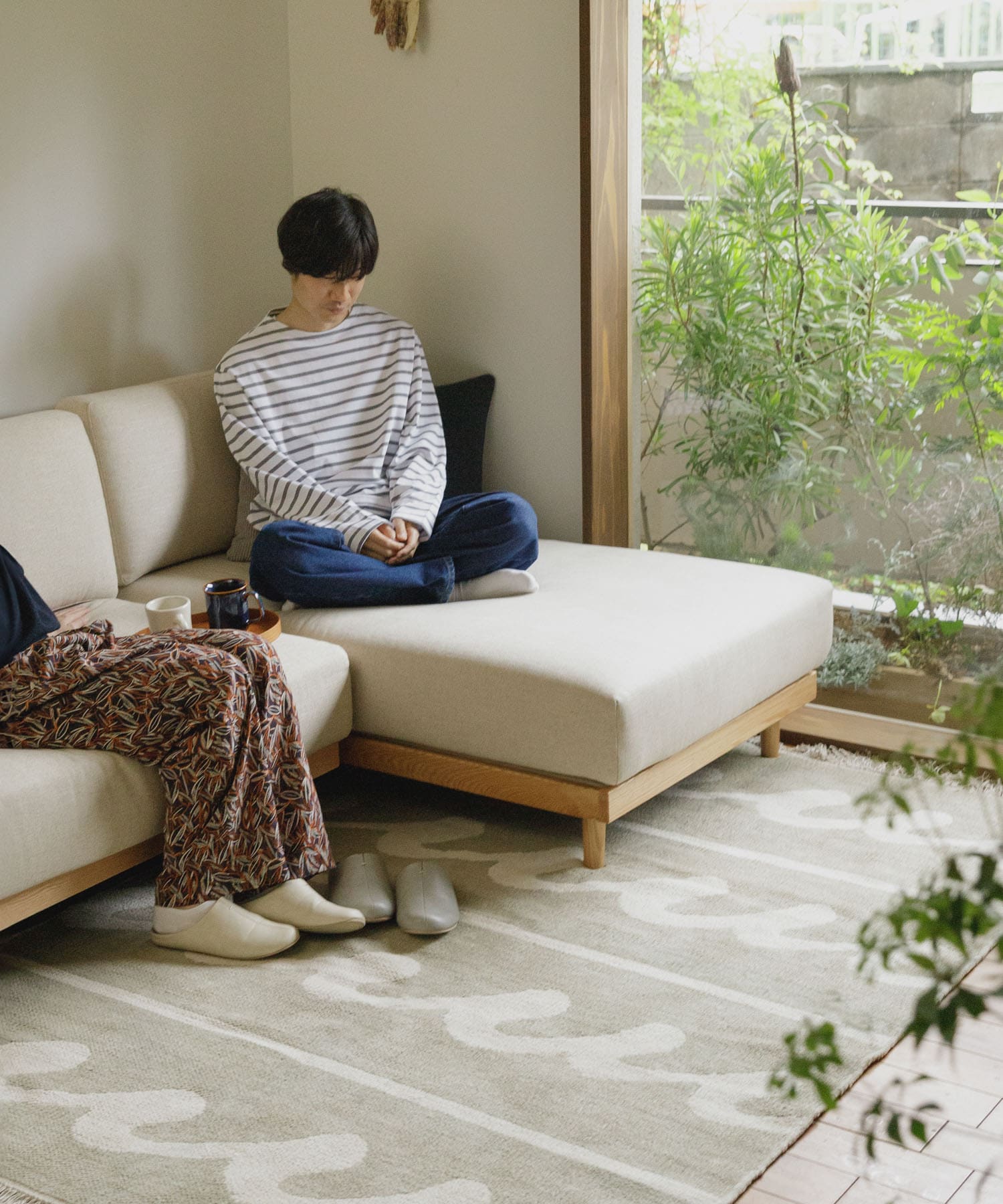 BOTHY　UNIT SOFA カウチ ベージュ one