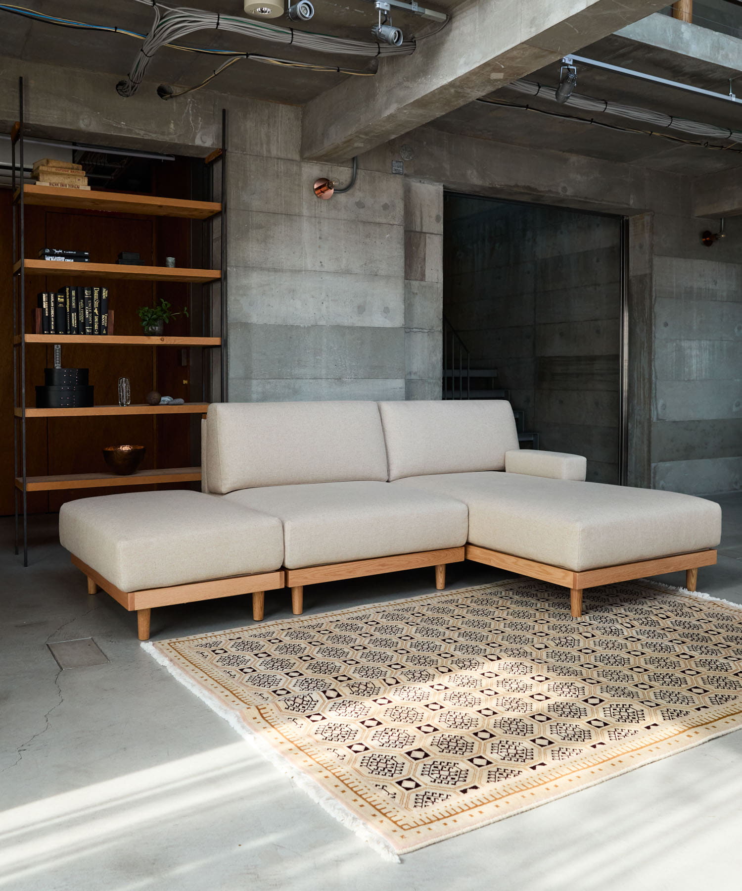 BOTHY　UNIT SOFA カウチ ベージュ one