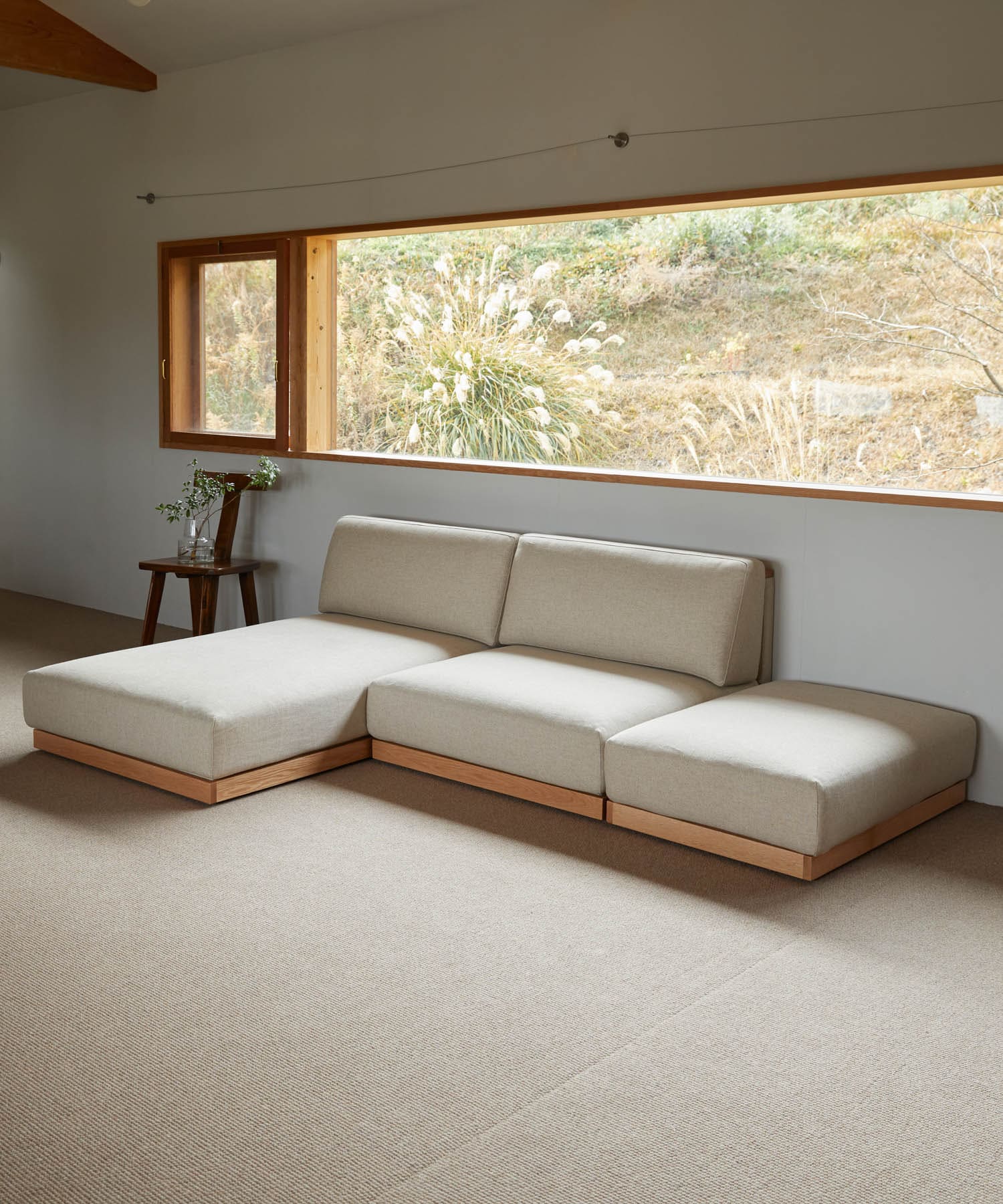 BOTHY　UNIT SOFA オットマン ベージュ one