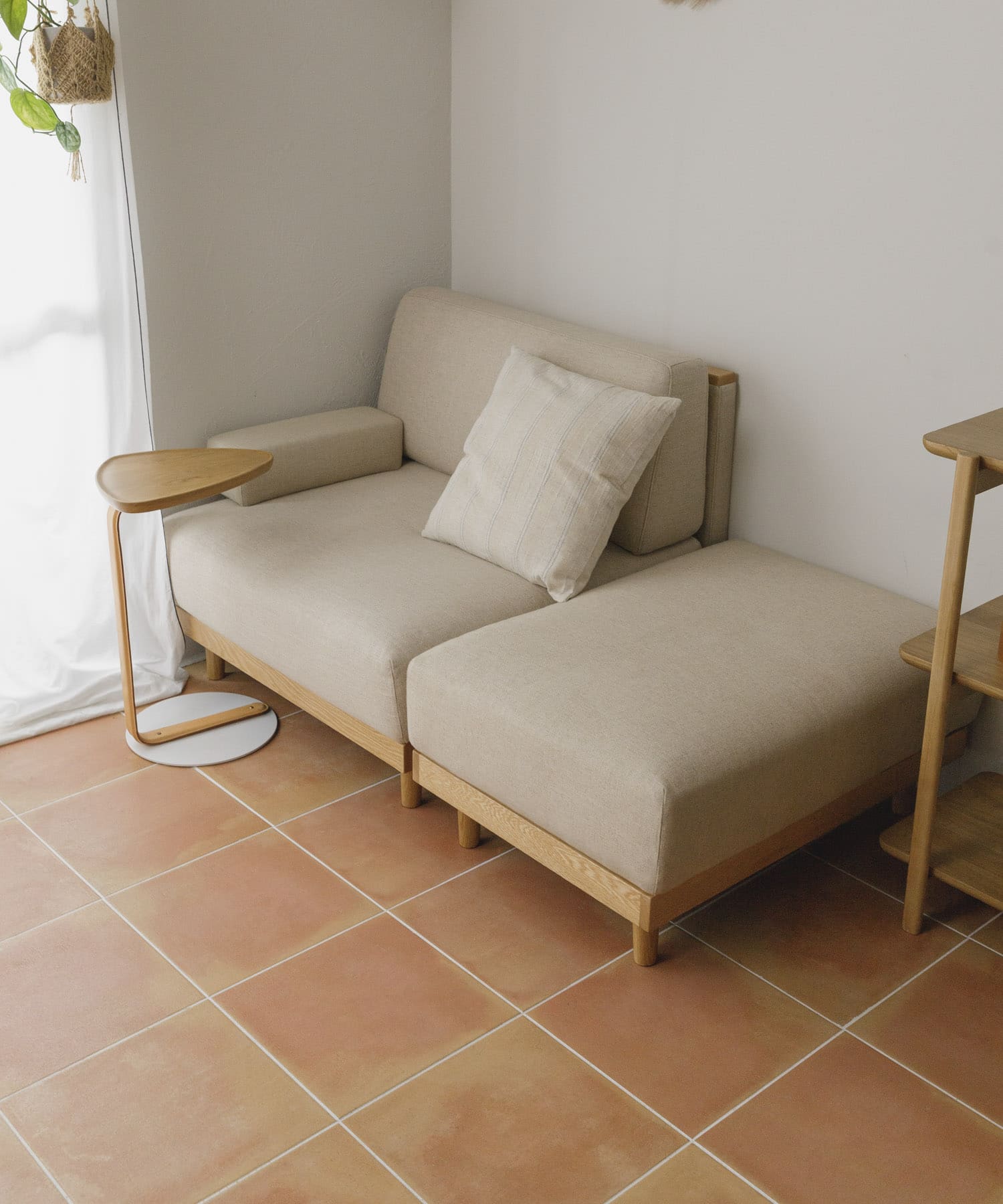 BOTHY　UNIT SOFA オットマン ベージュ one