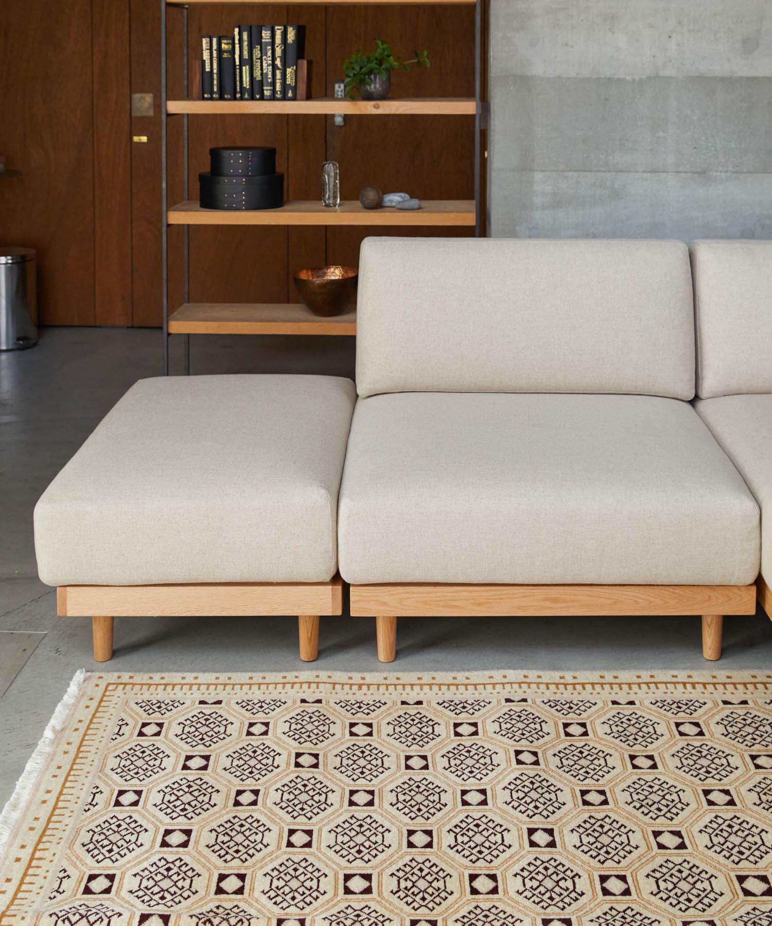 BOTHY　UNIT SOFA オットマン ベージュ one