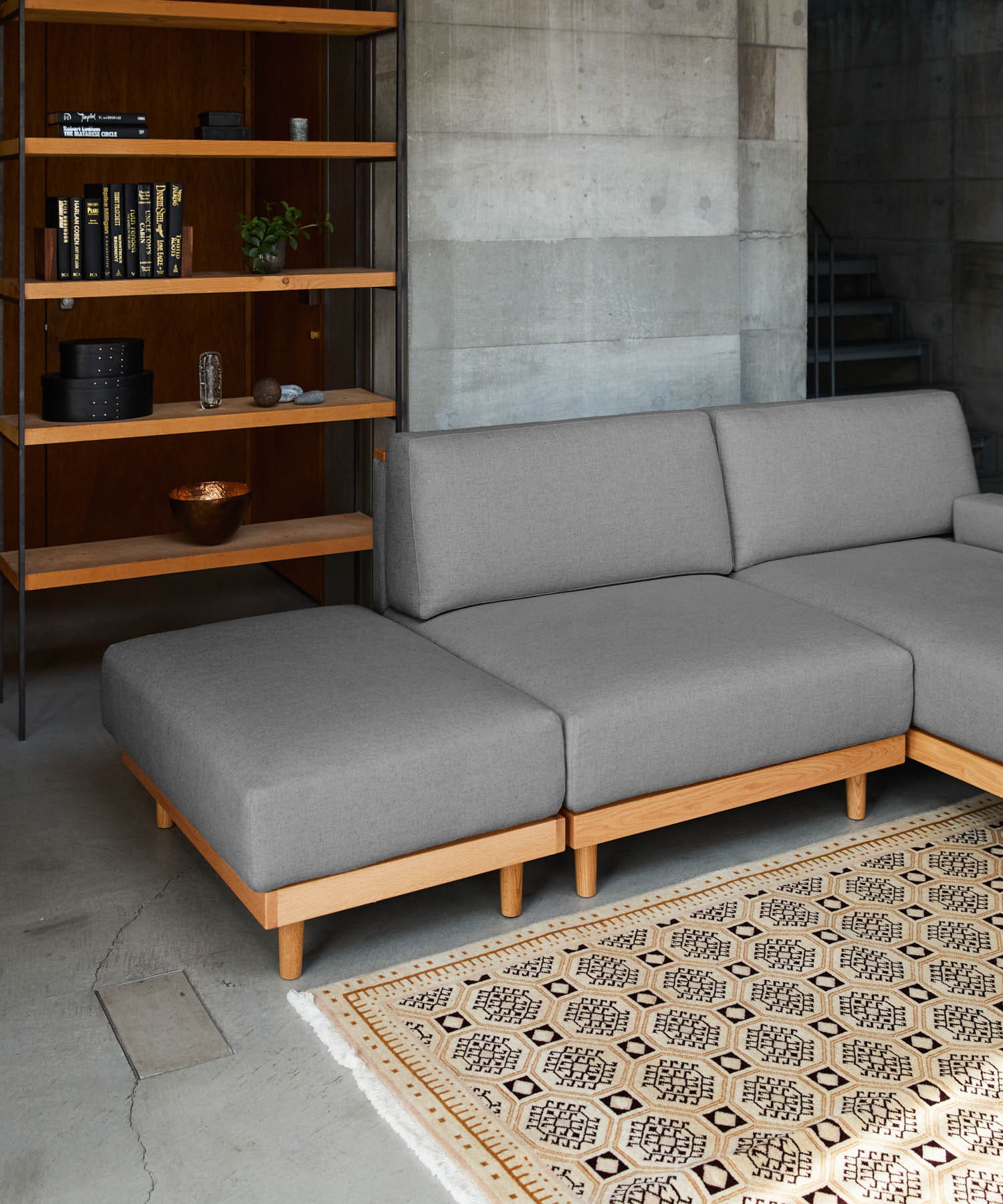 BOTHY　UNIT SOFA 1シーター グレー one