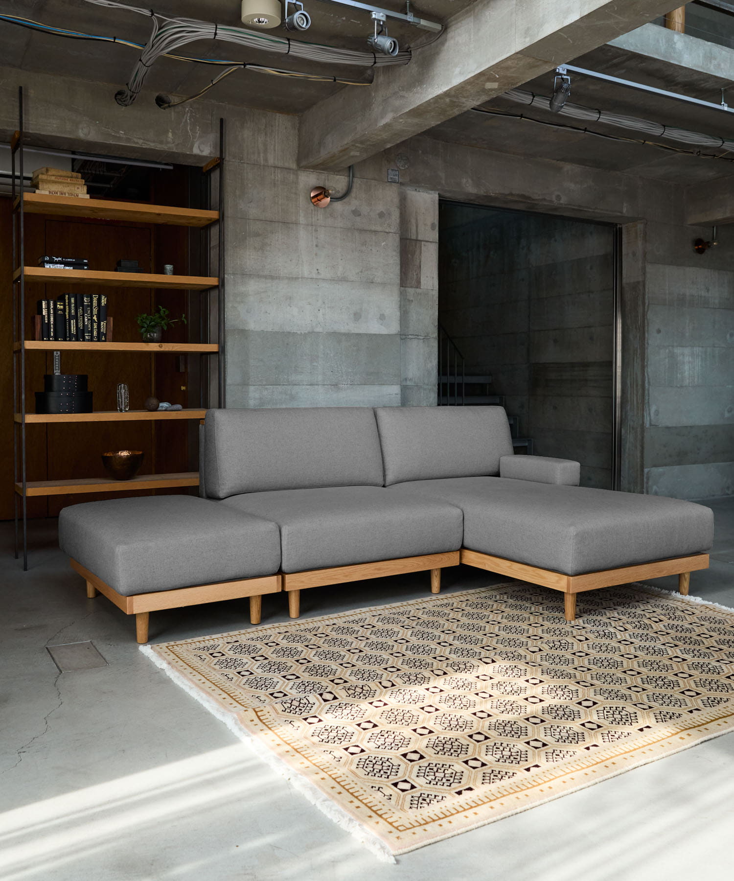 BOTHY　UNIT SOFA 1シーター グレー one