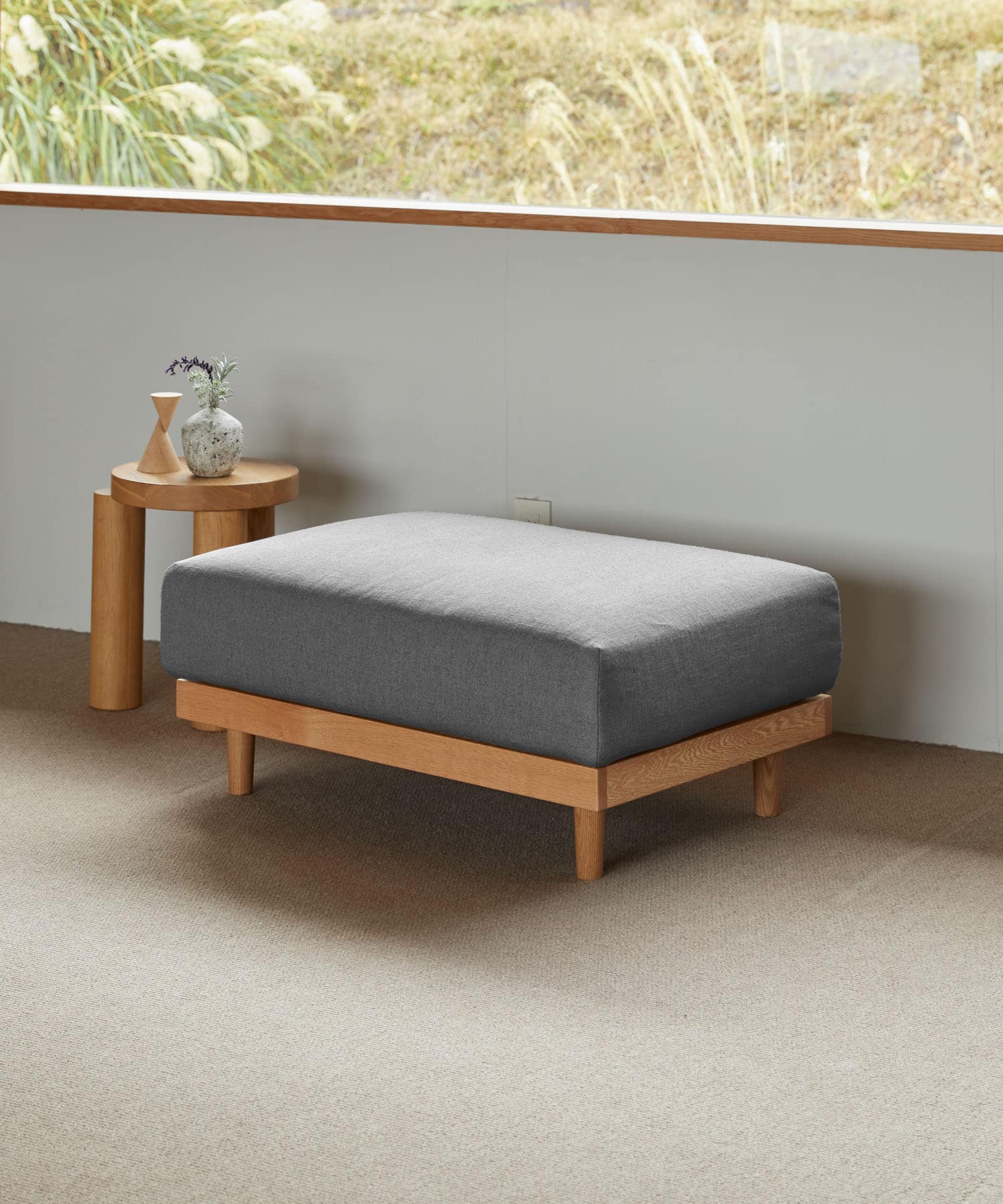 BOTHY　UNIT SOFA オットマン グレー one