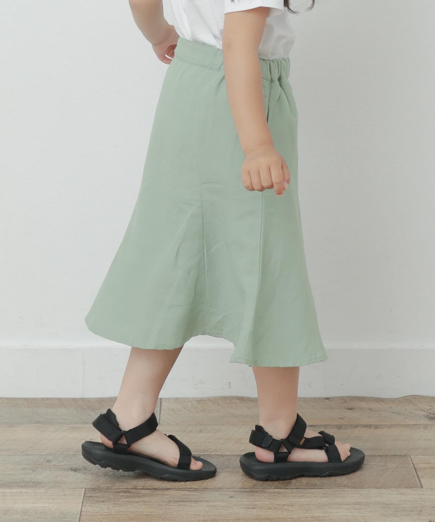 カラーマーメイドスカート(KIDS) ミント 105