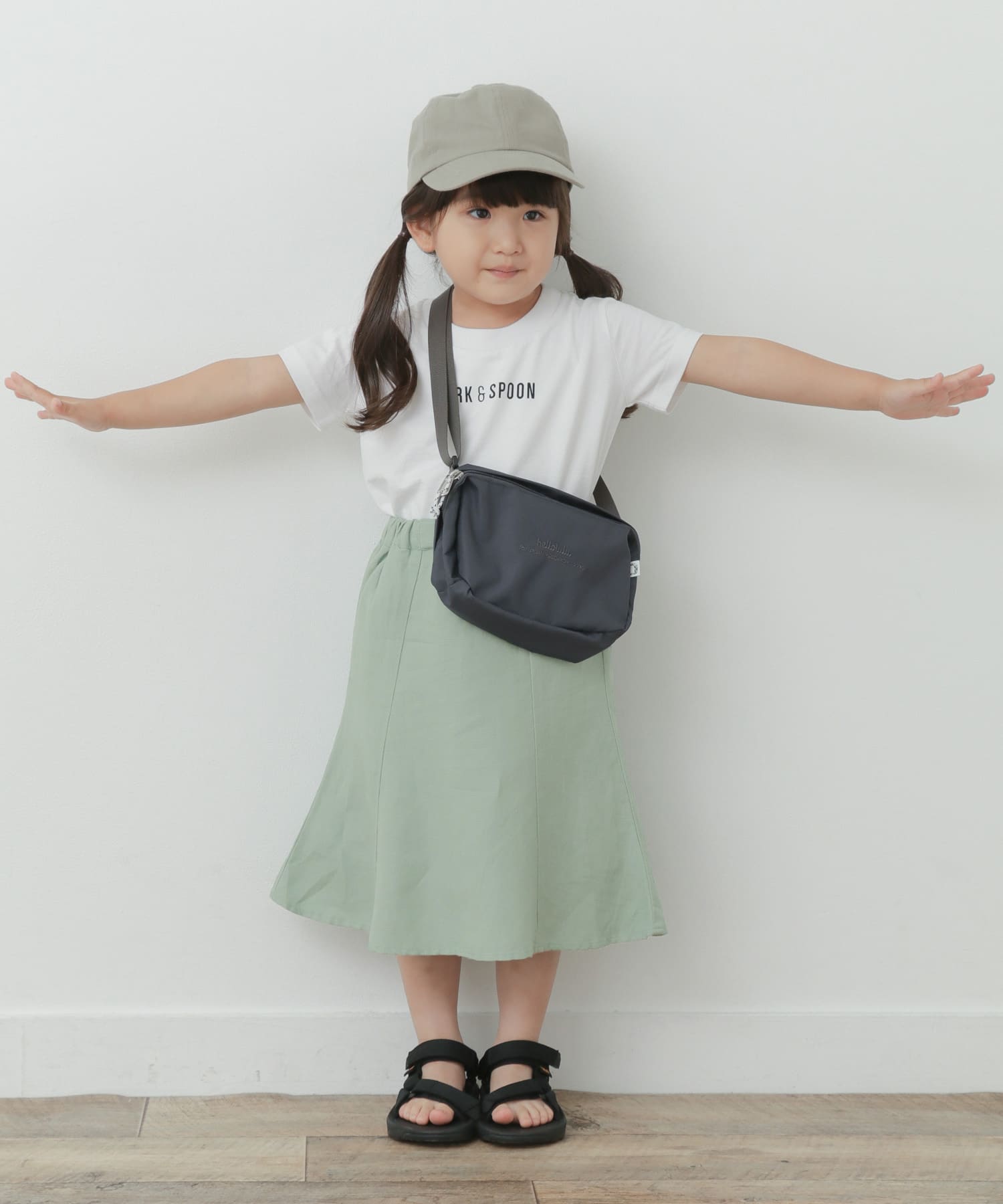 カラーマーメイドスカート(KIDS) ミント 105