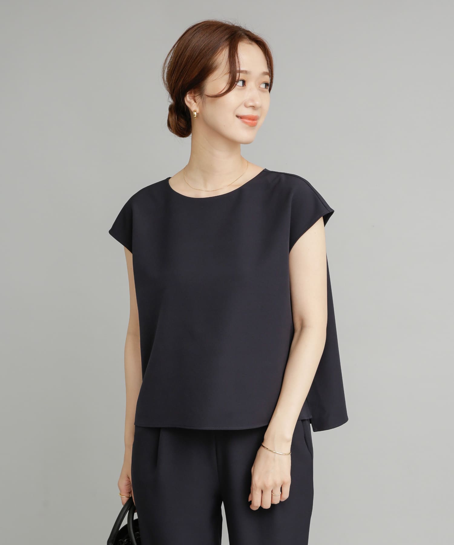 フレンチスリーブセットアップ NAVY one