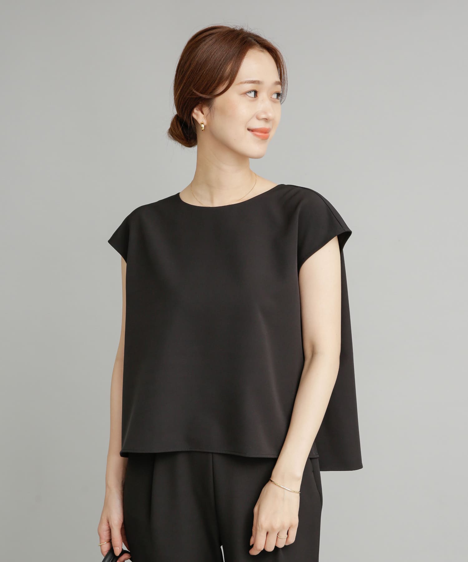 フレンチスリーブセットアップ BLACK one