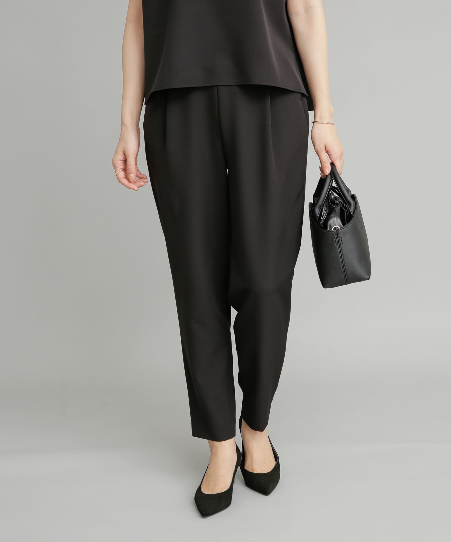 フレンチスリーブセットアップ BLACK one