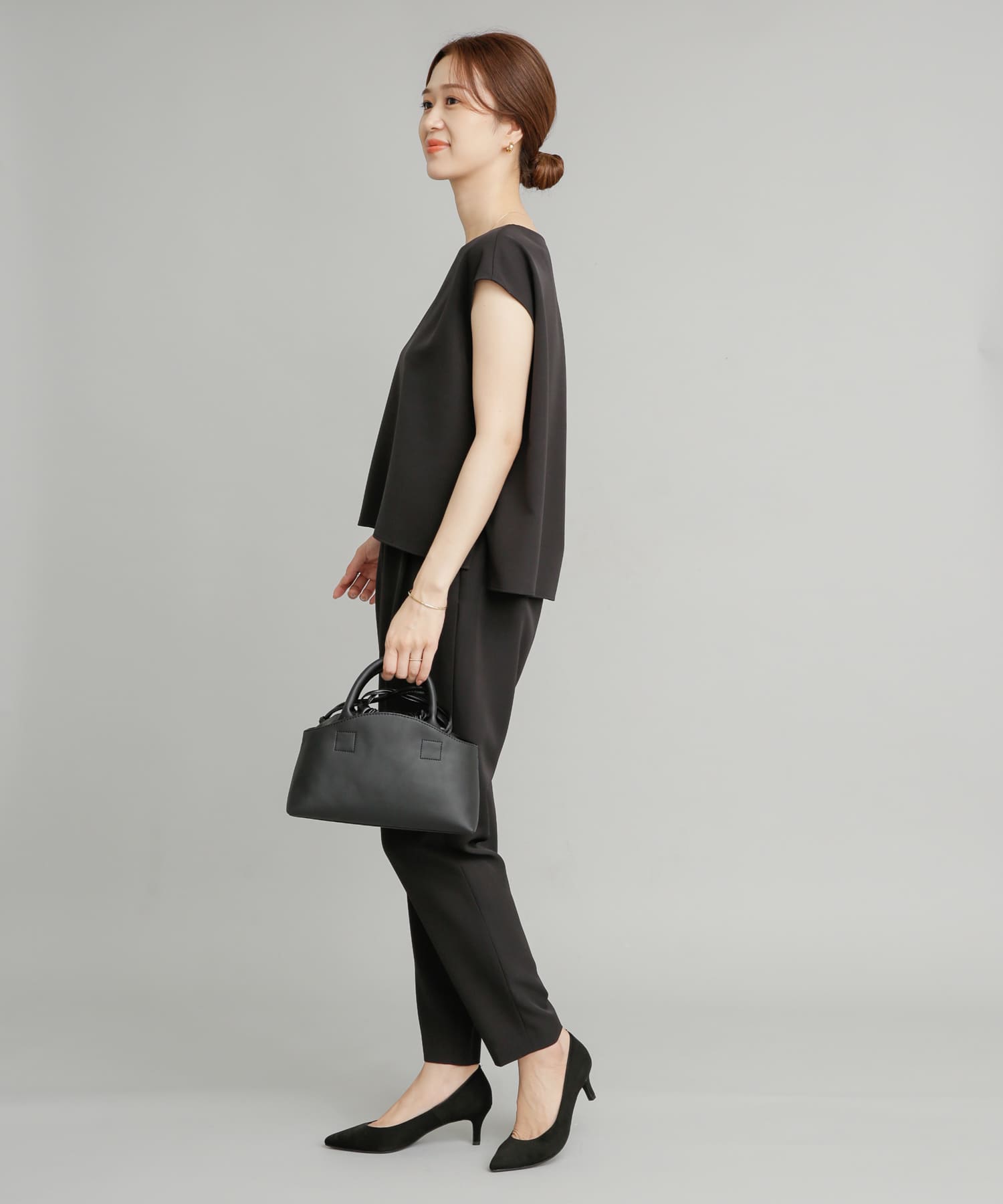 フレンチスリーブセットアップ BLACK one