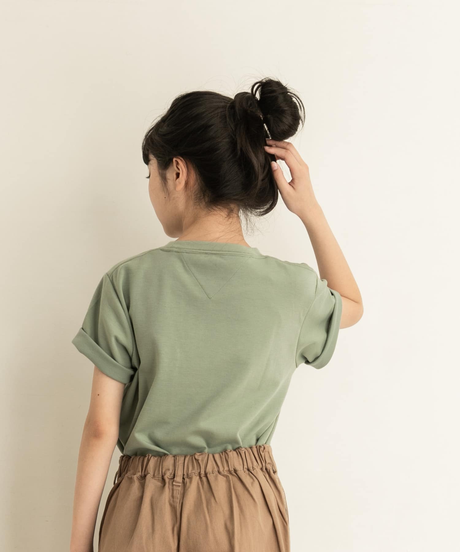 ポンチポケットTシャツ(KIDS) Green 105