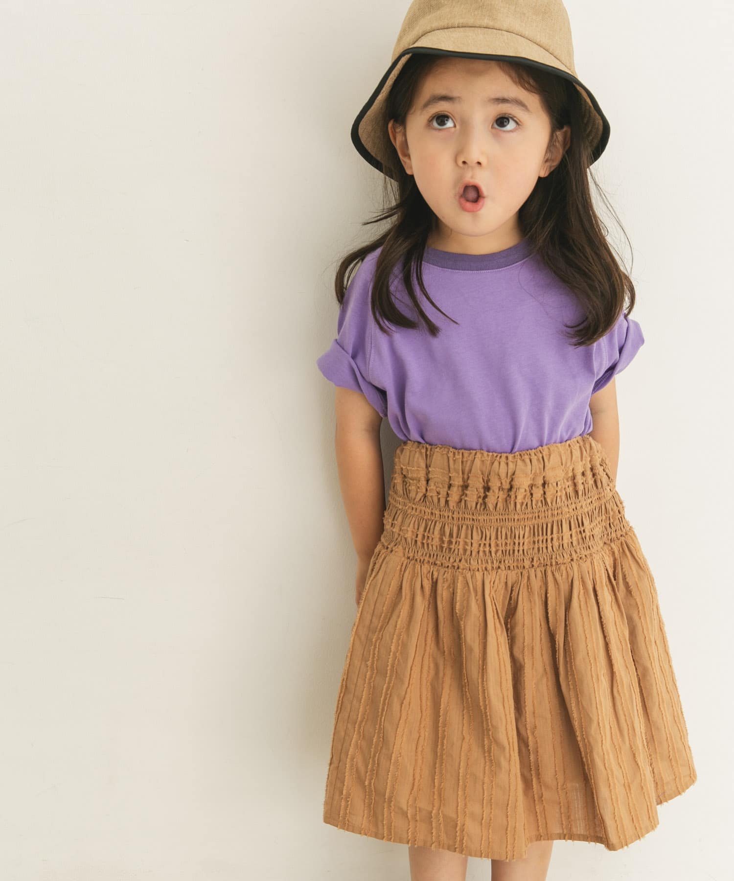 カラーTシャツ(KIDS) パープル 90