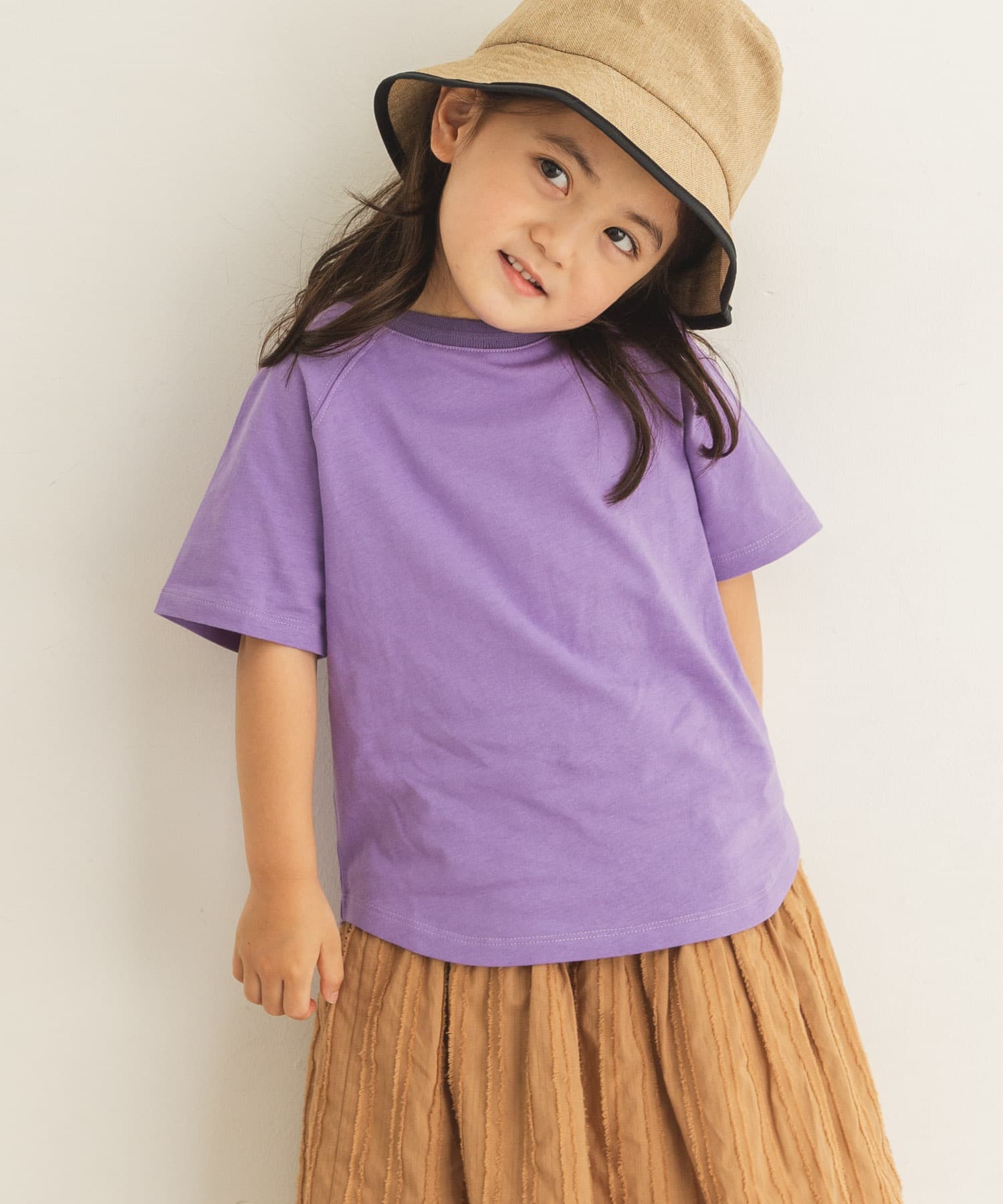 カラーTシャツ(KIDS) パープル 90