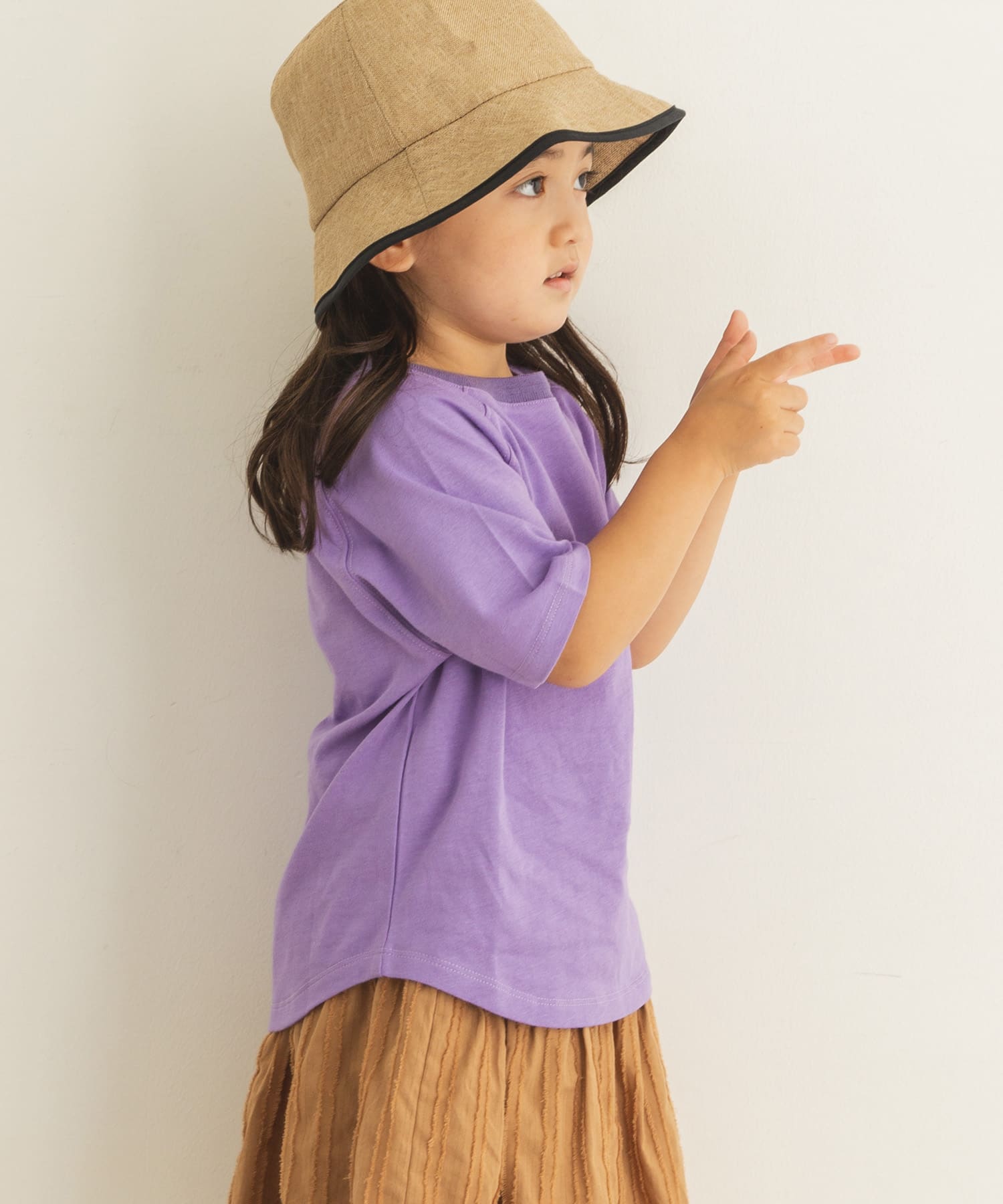 カラーTシャツ(KIDS) パープル 90