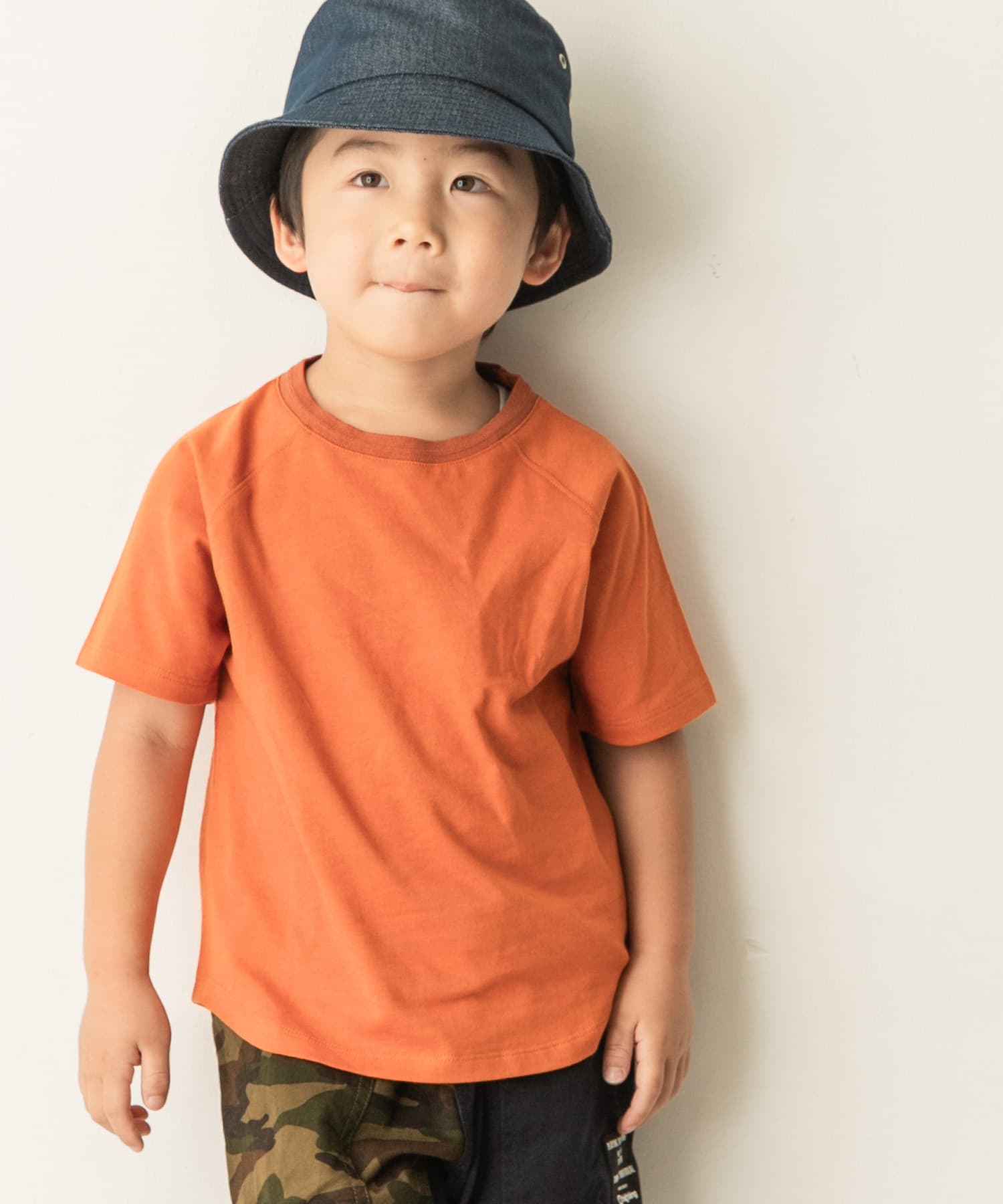 カラーTシャツ(KIDS) オレンジ 90