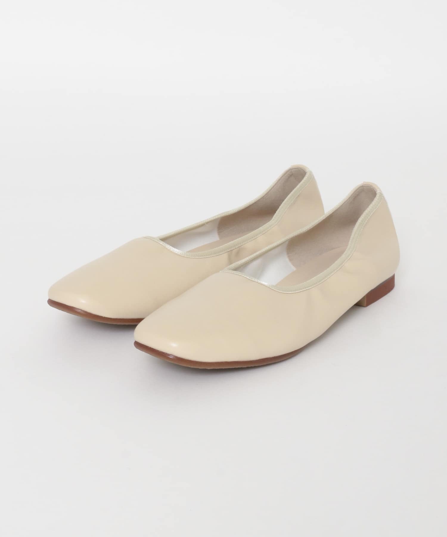 ソフトフラットシューズ CREAM 36