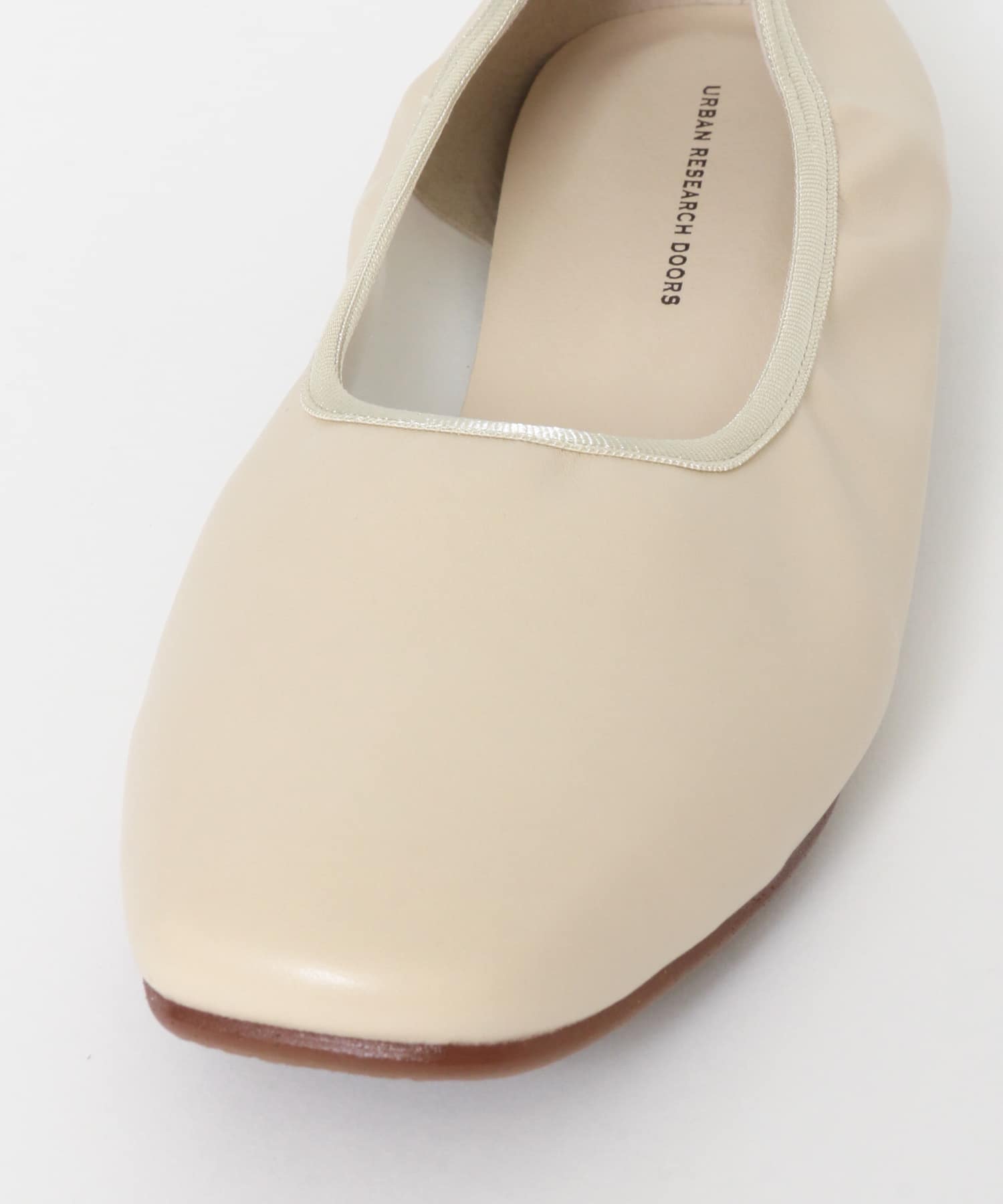 ソフトフラットシューズ CREAM 36