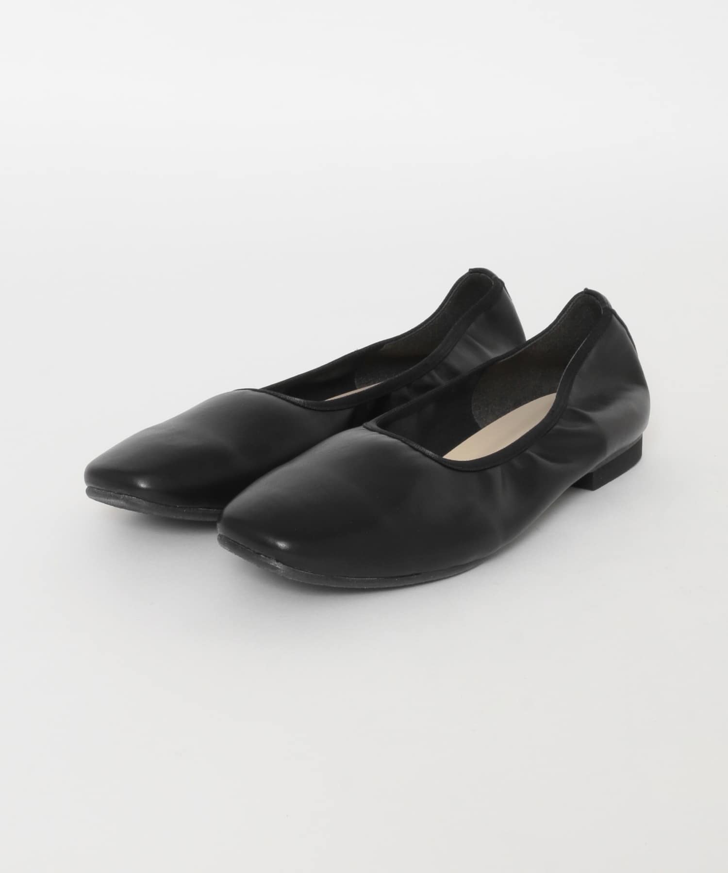 ソフトフラットシューズ BLACK 36