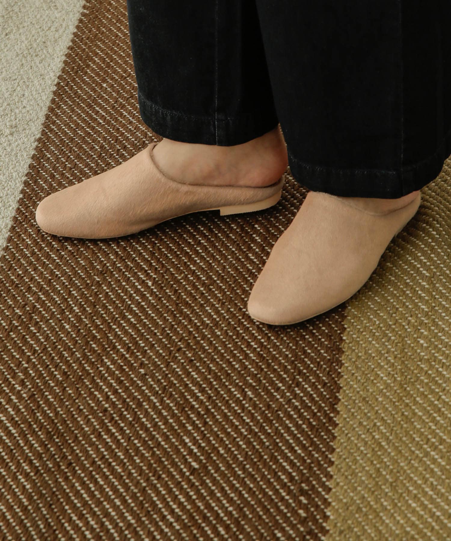 ハラコスリッパ L/BEG 36