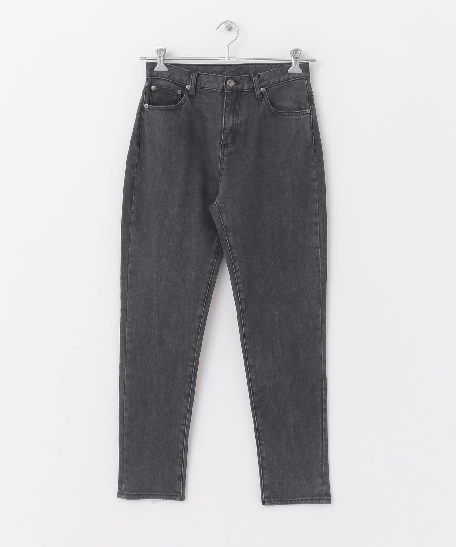 ストレッチテーパードデニム BLACK 38