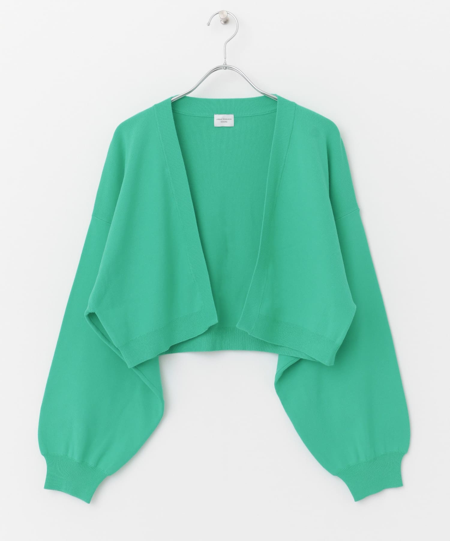ボリュームスリーブボレロカーディガン EMERALD 1