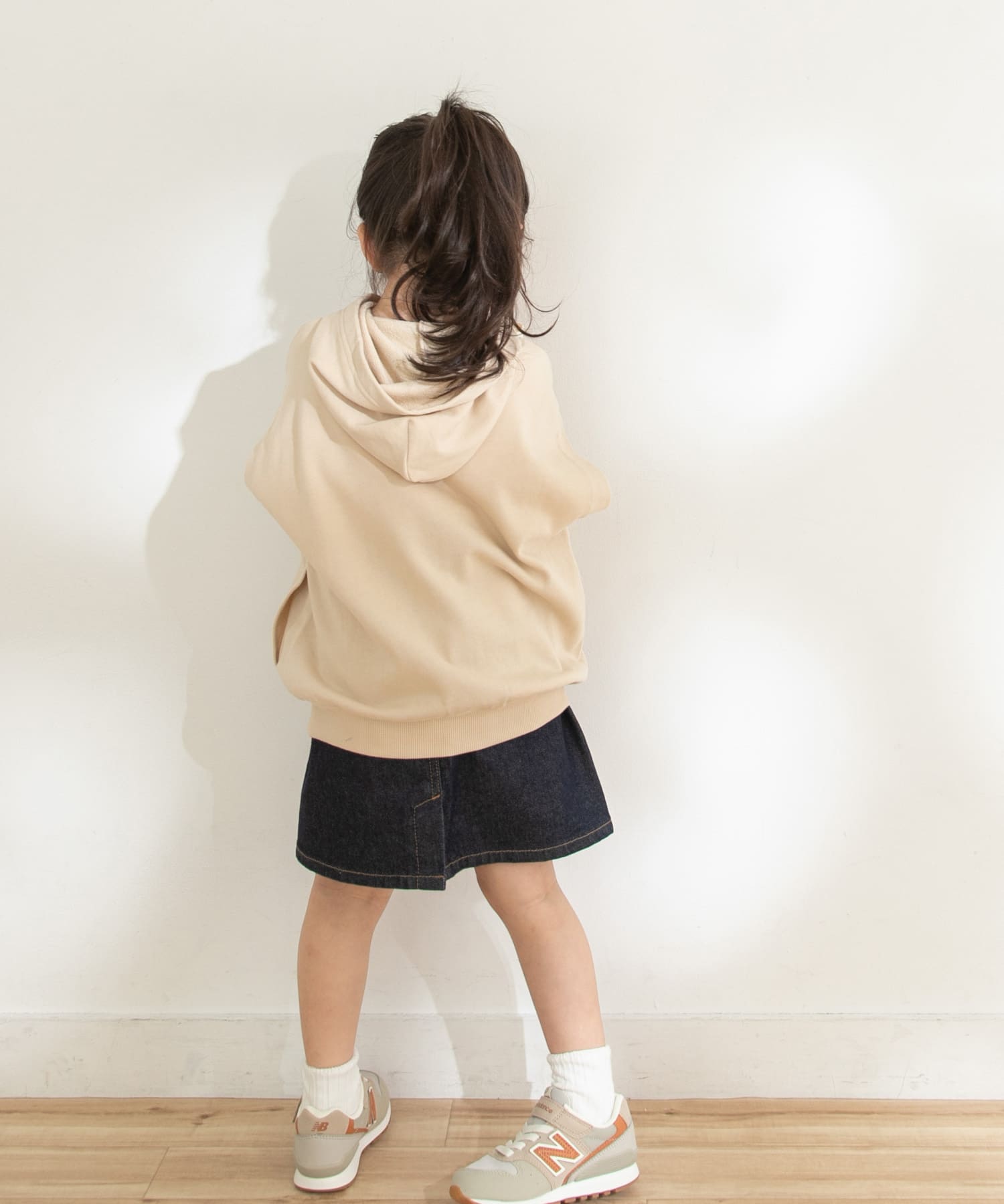 OG裏毛フーディベスト(KIDS) ベージュ 105