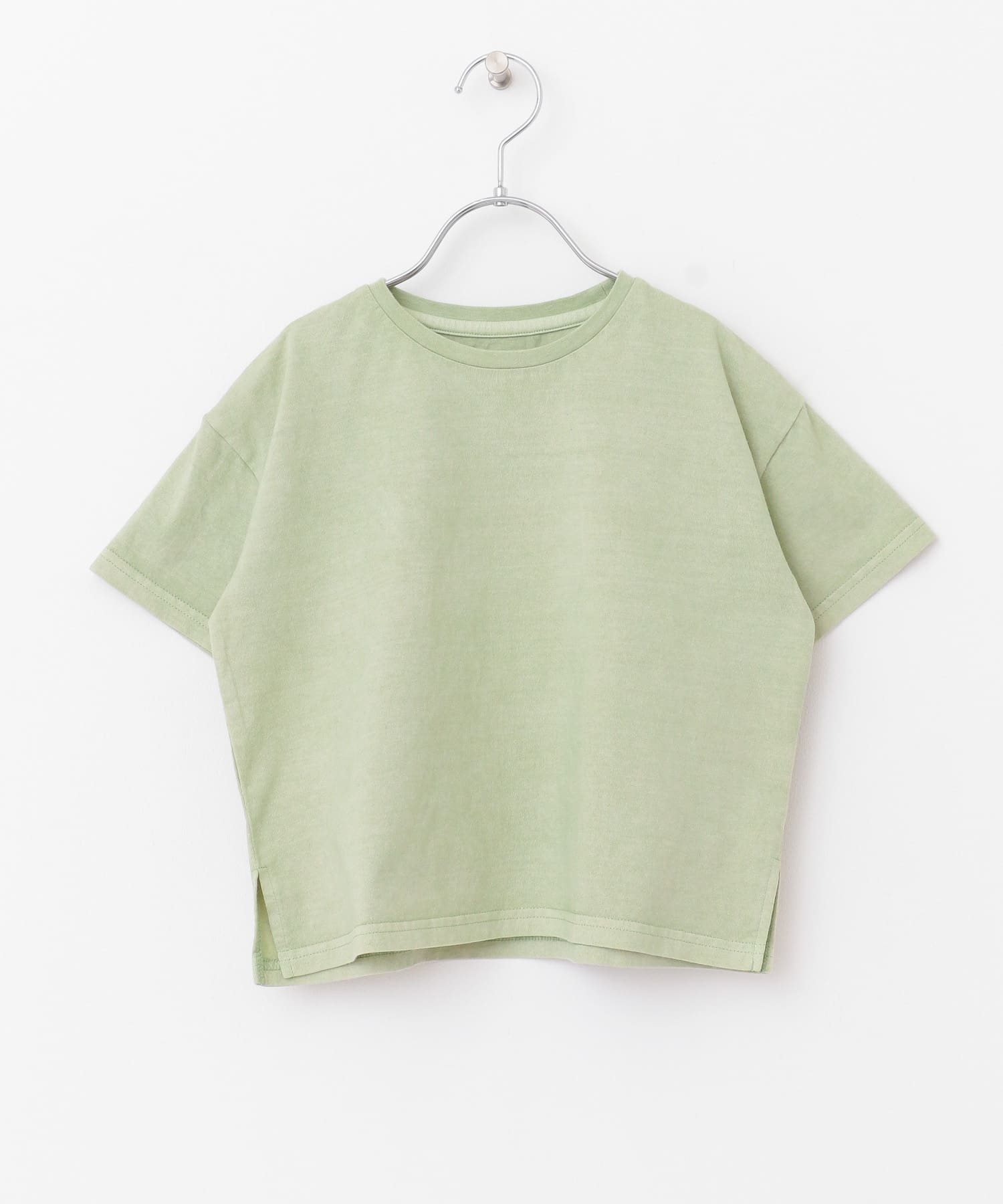 ガーメントダイ半袖Tシャツ(KIDS) ミント 105