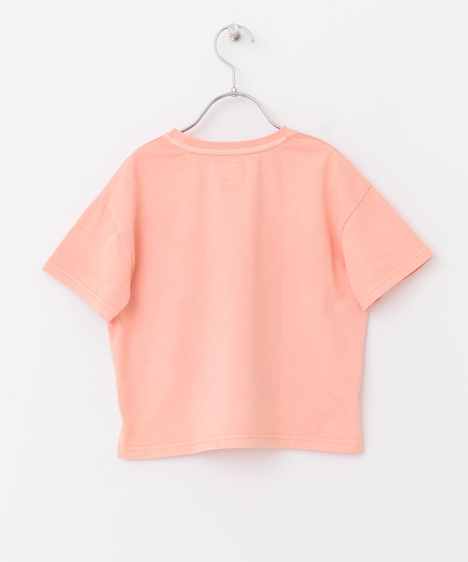ガーメントダイ半袖Tシャツ(KIDS) ピンク 105