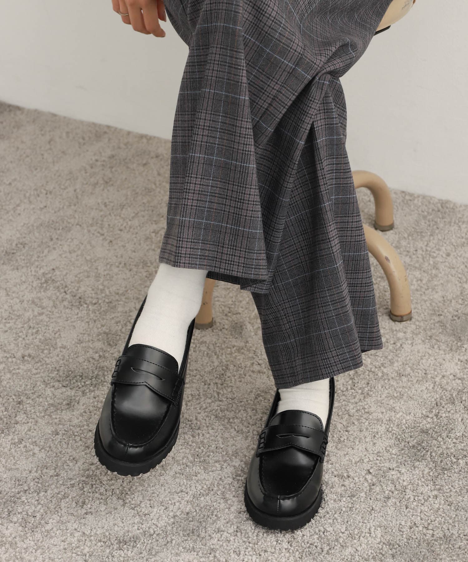 ローファー BLACK 36