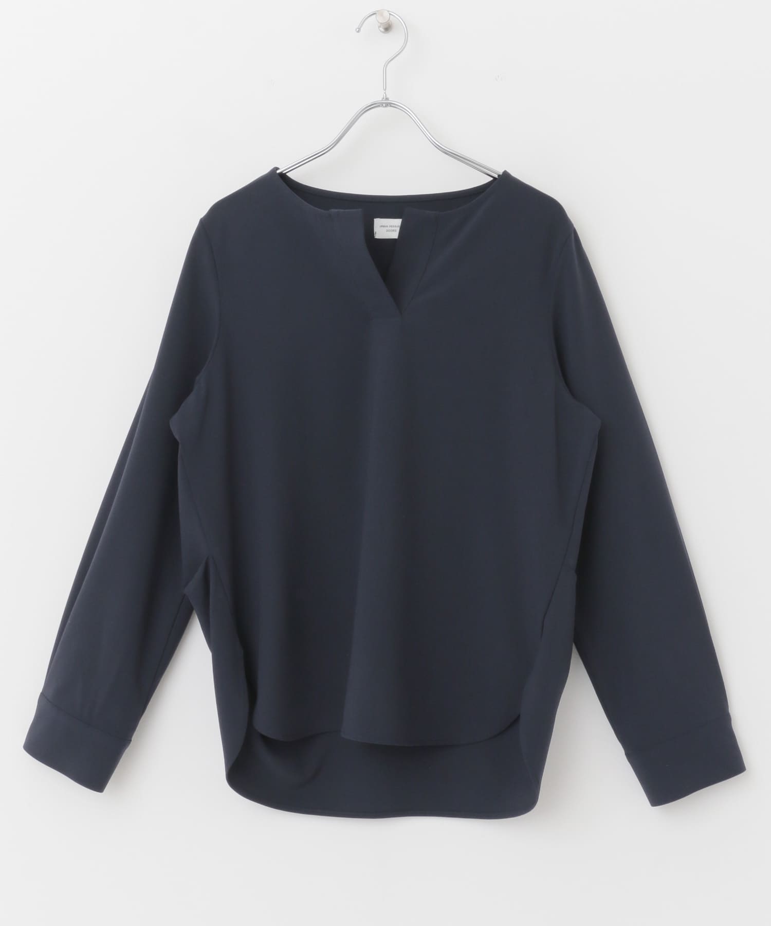 サイドタックスキッパーブラウス NAVY M