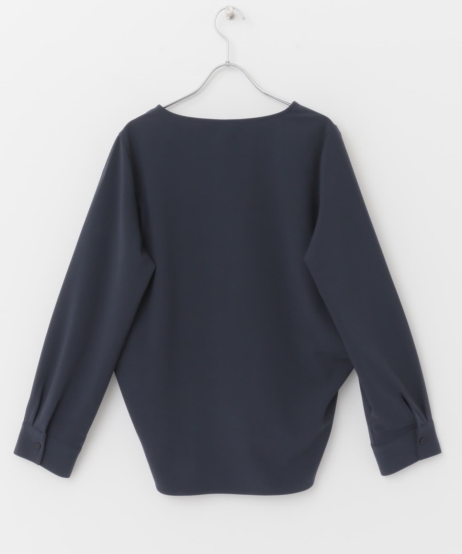 サイドタックスキッパーブラウス NAVY M